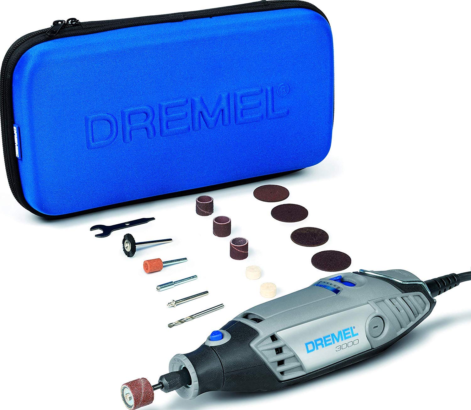 Dremel 3000-15 130-Watt Multi-Tool Kit (Multicolour, 15 accesories)