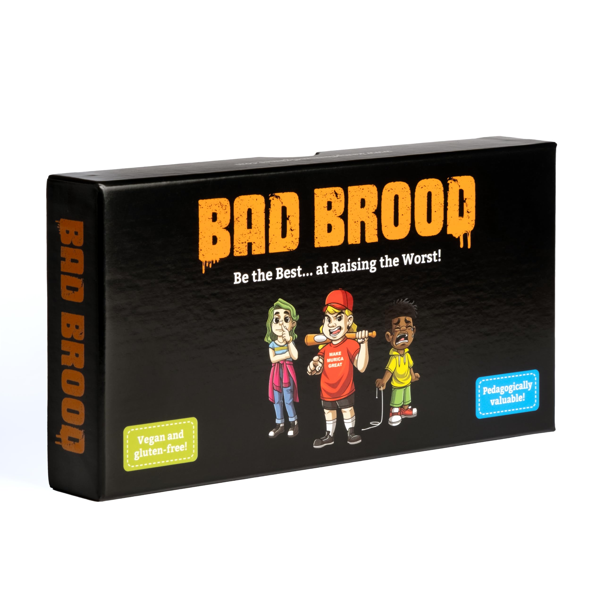 Bad Brood – Raise Your Child as Bad as Possible, 210 Transparent Cards and More for Sarcastic People with Dark Humor, Ages 16+, 3-6 Players