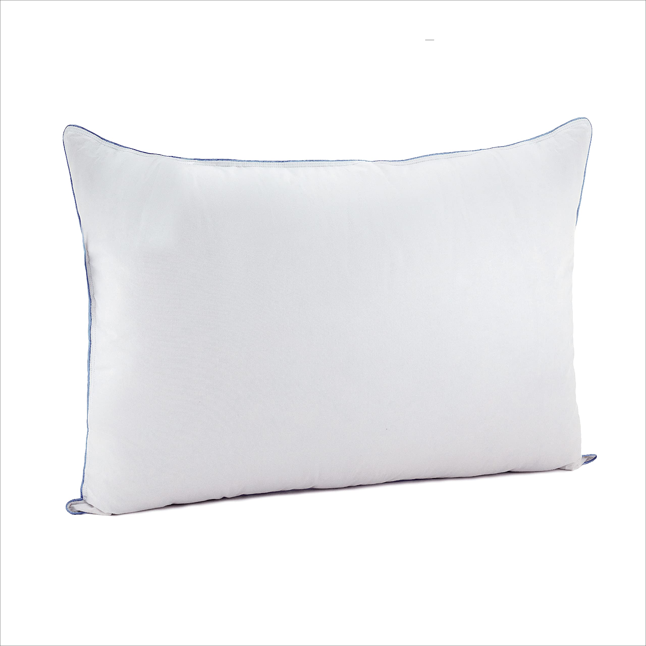 Goose House™ Natural Goose Feather 85% and Down 15% Pillow for sleeping 100% cotton fabric cover Standard size 20 x 26in