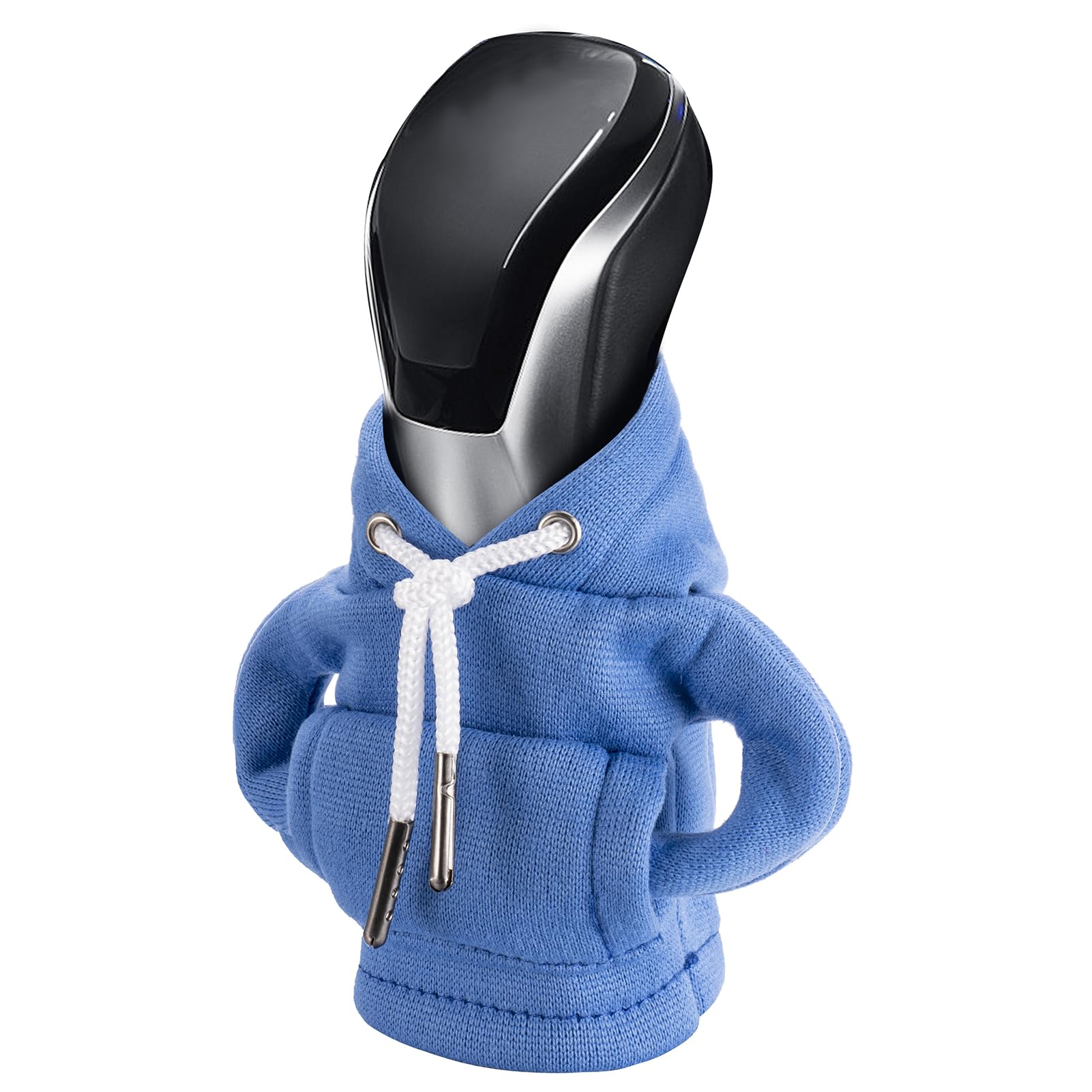 SLLAK Gear Shift Hoodie, Upgraded Gear Shift Cover, Universal Car Shift Knob Hoodie, Mini Hoodie for Car Shifter, Automotive Interior Cute Gadgets, Halloween Car Accessories and Decorations, H-0831