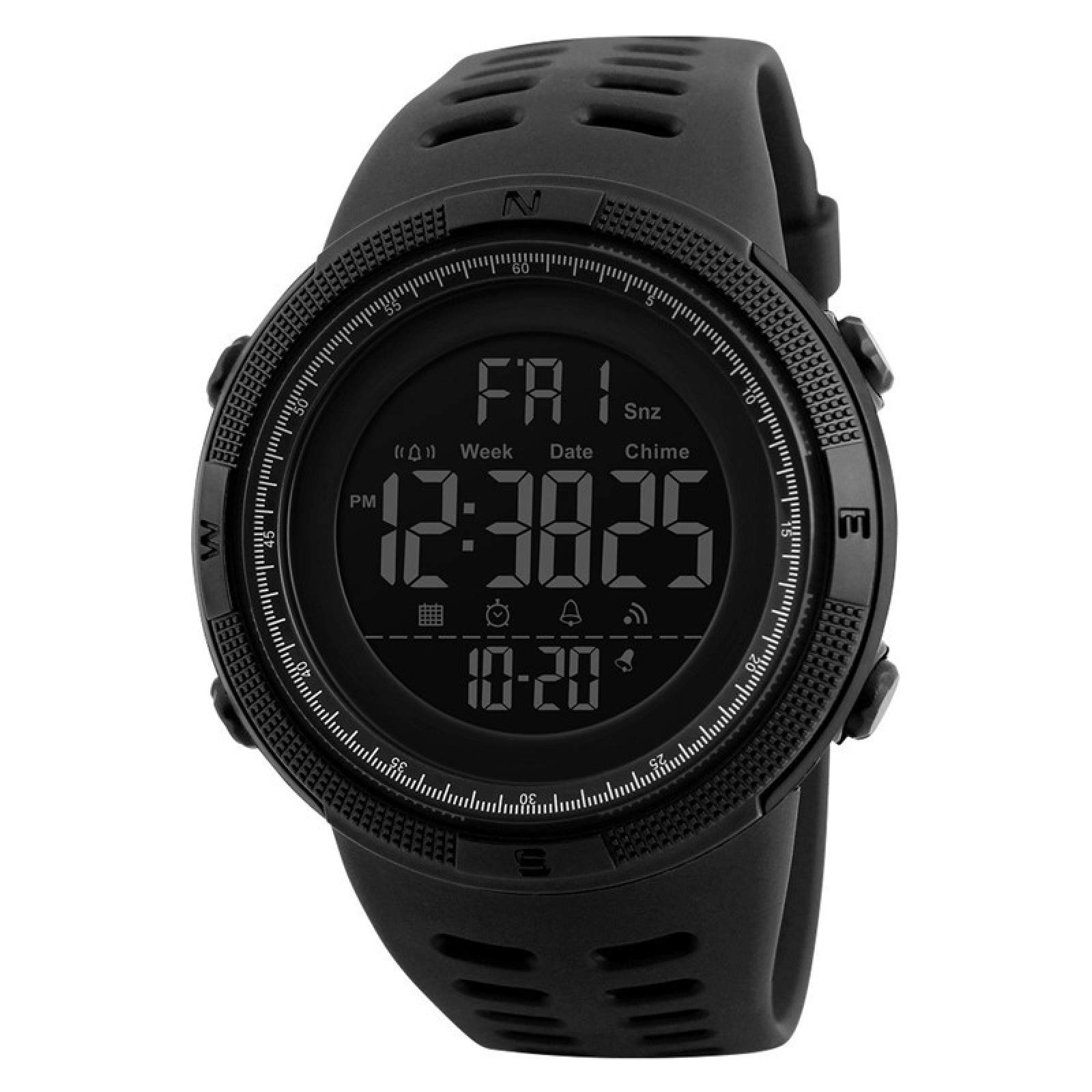 ShocknshopOutdoor Digital Sports Multi Functional Black Dial Watch for Men Boys