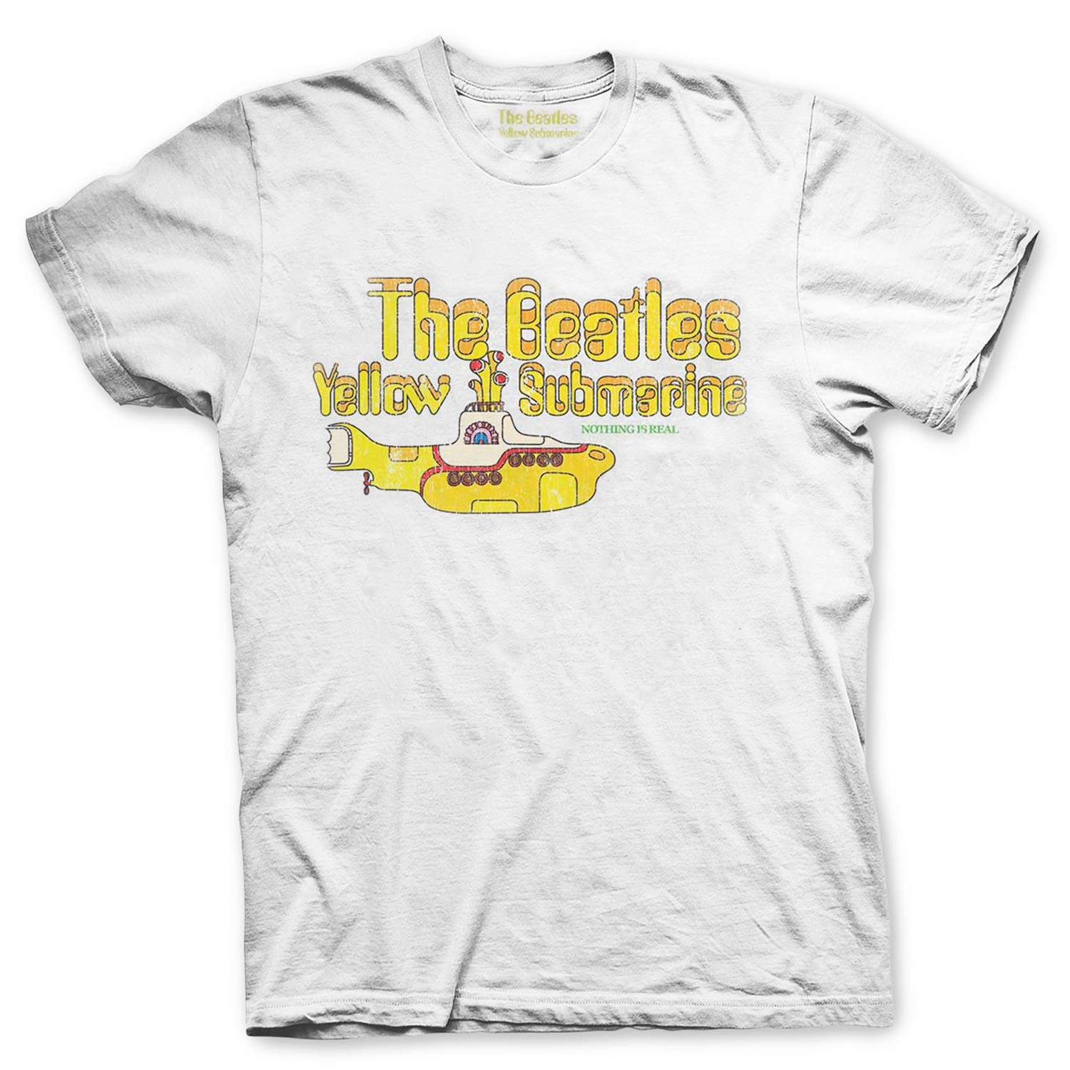 The Beatles - Rock OffThe Beatles Officially Licensed - Yellow Submarine Nothing is Real T-Shirt