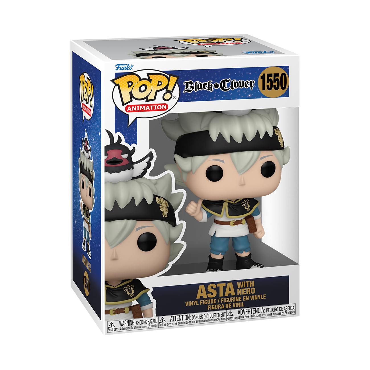 FunkoPOP! Animation: Black Clover - Asta With Nero - Collectable Vinyl Figure - Gift Idea - Official Merchandise - Toys for Kids & Adults - Anime Fans - Model Figure for Collectors and Display