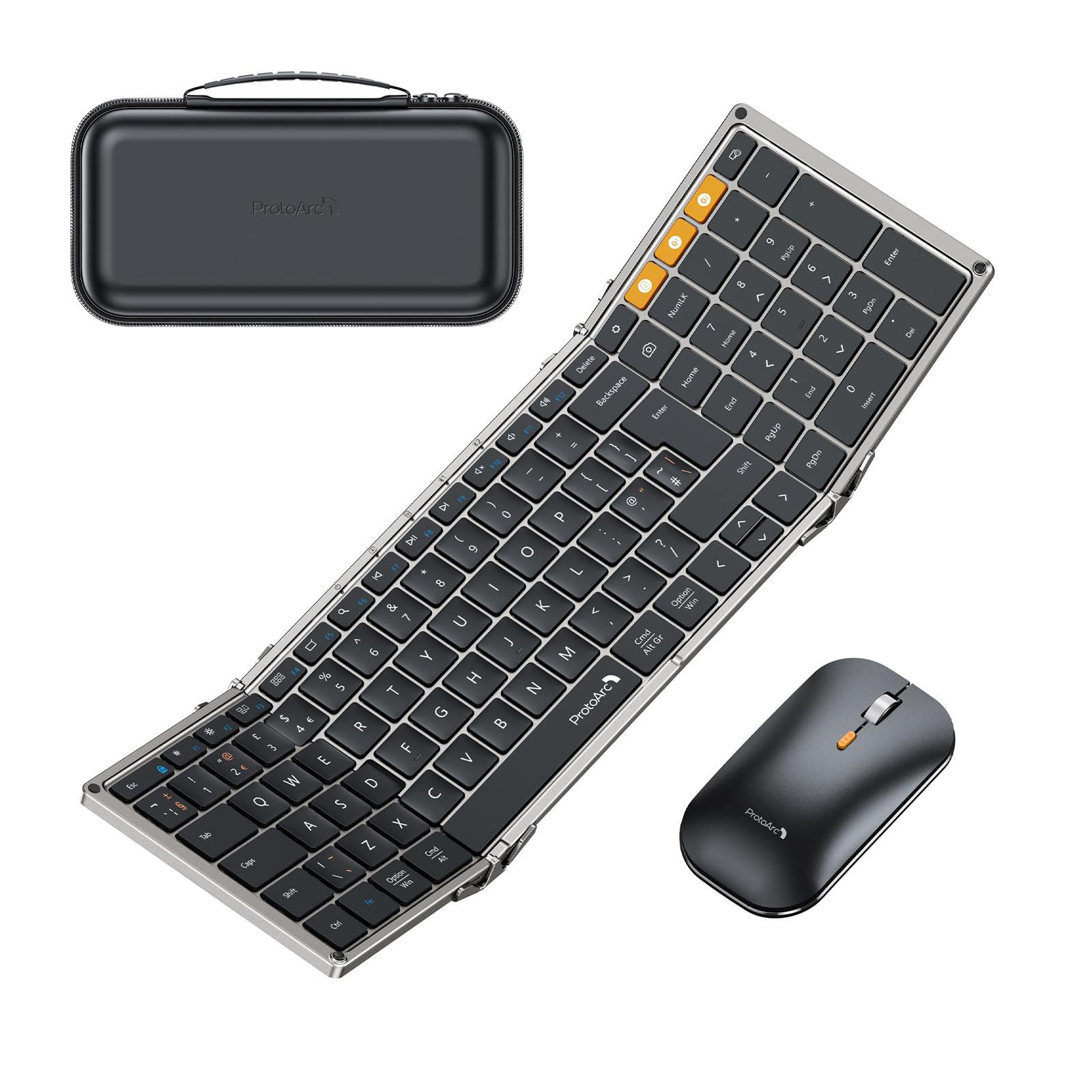 ProtoArc XKM01 Foldable Bluetooth Keyboard - UK Layout