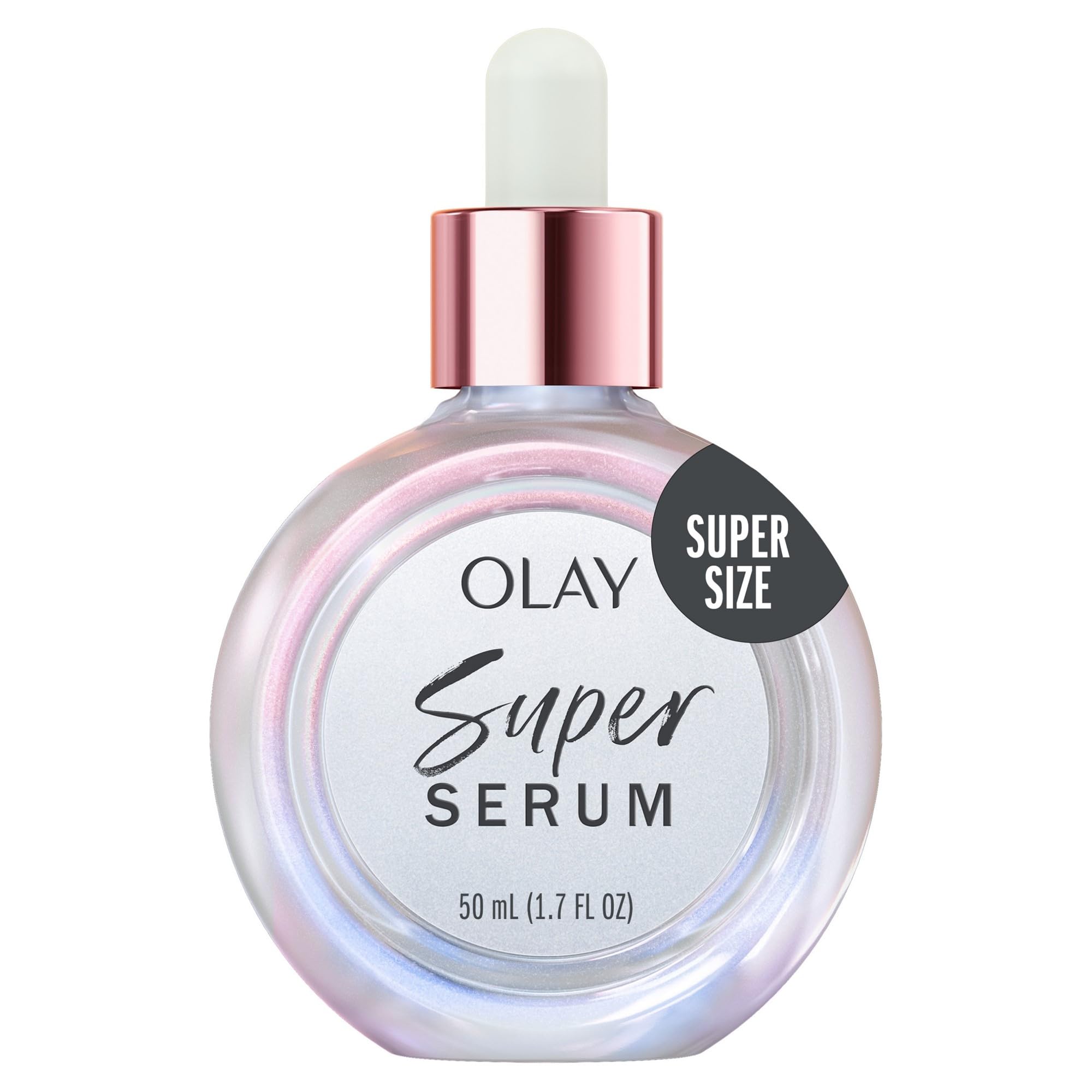 OlaySuper Serum 50mL (1.7 oz) with Niacinamide, Vitamin C, Collagen Peptide, AHA, and Vitamin E