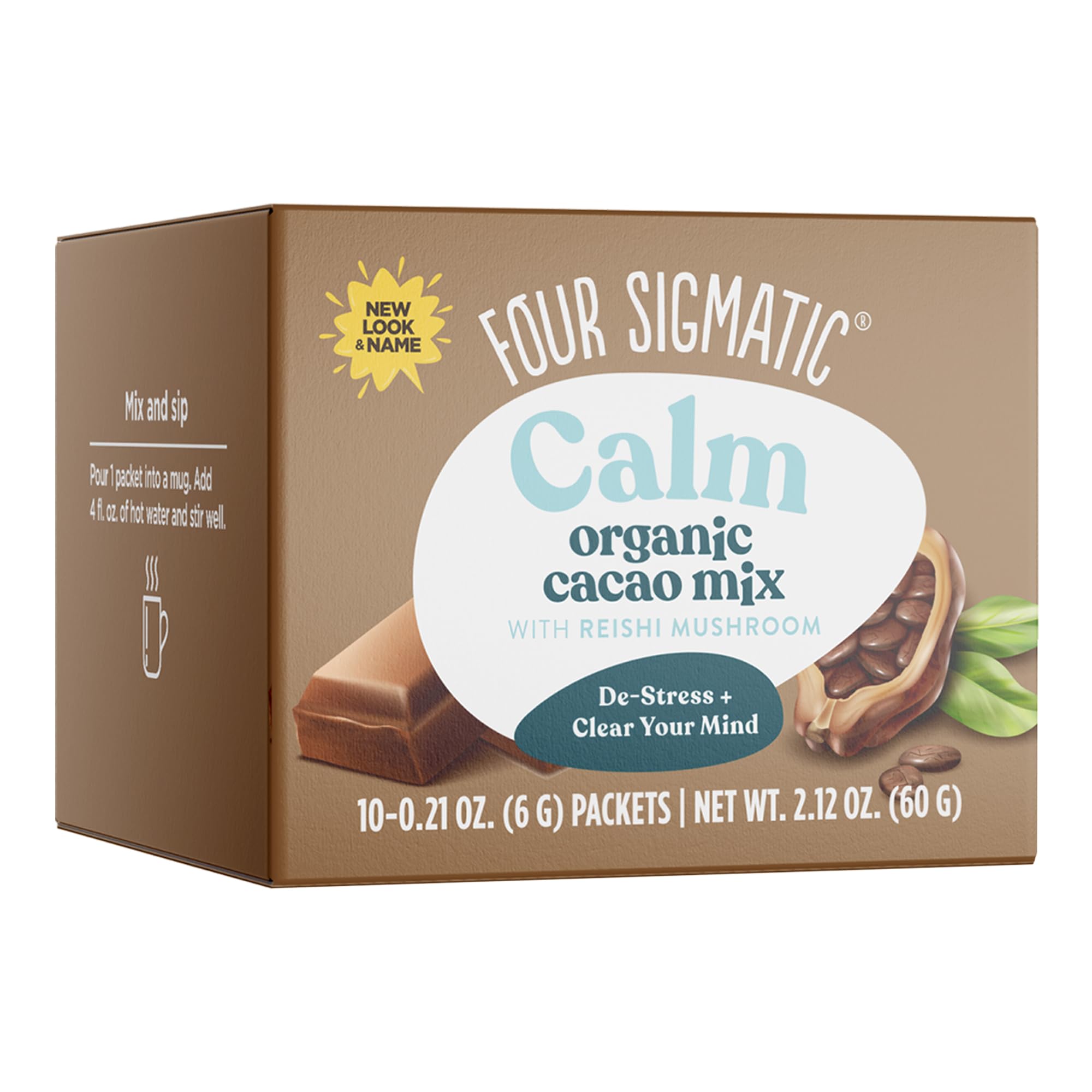 Four Sigmatic Mushroon Cacao Mix With Reishi, CHILL 10 Packets