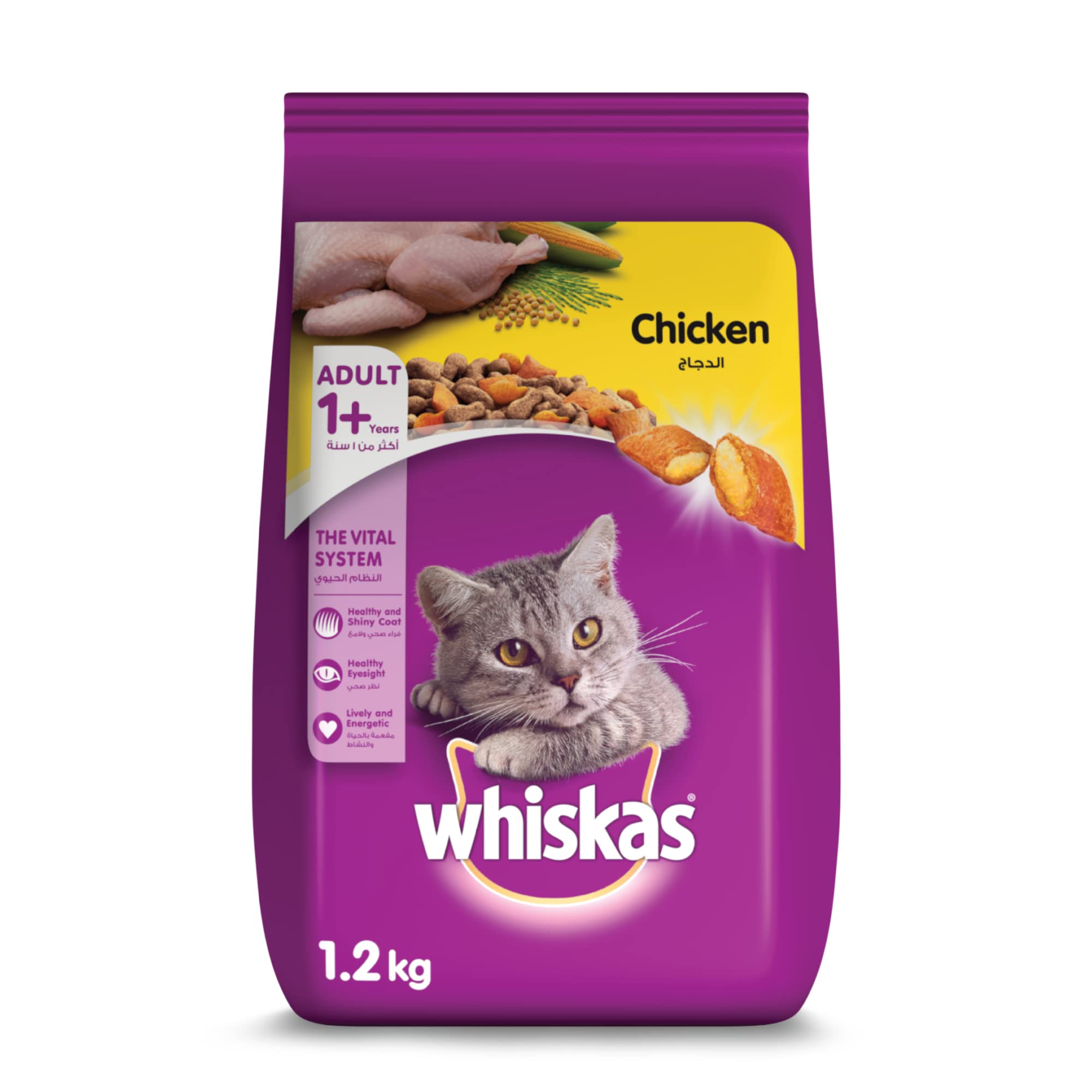 Whiskas Anti-Hairball with Chicken Cat Treats 55g