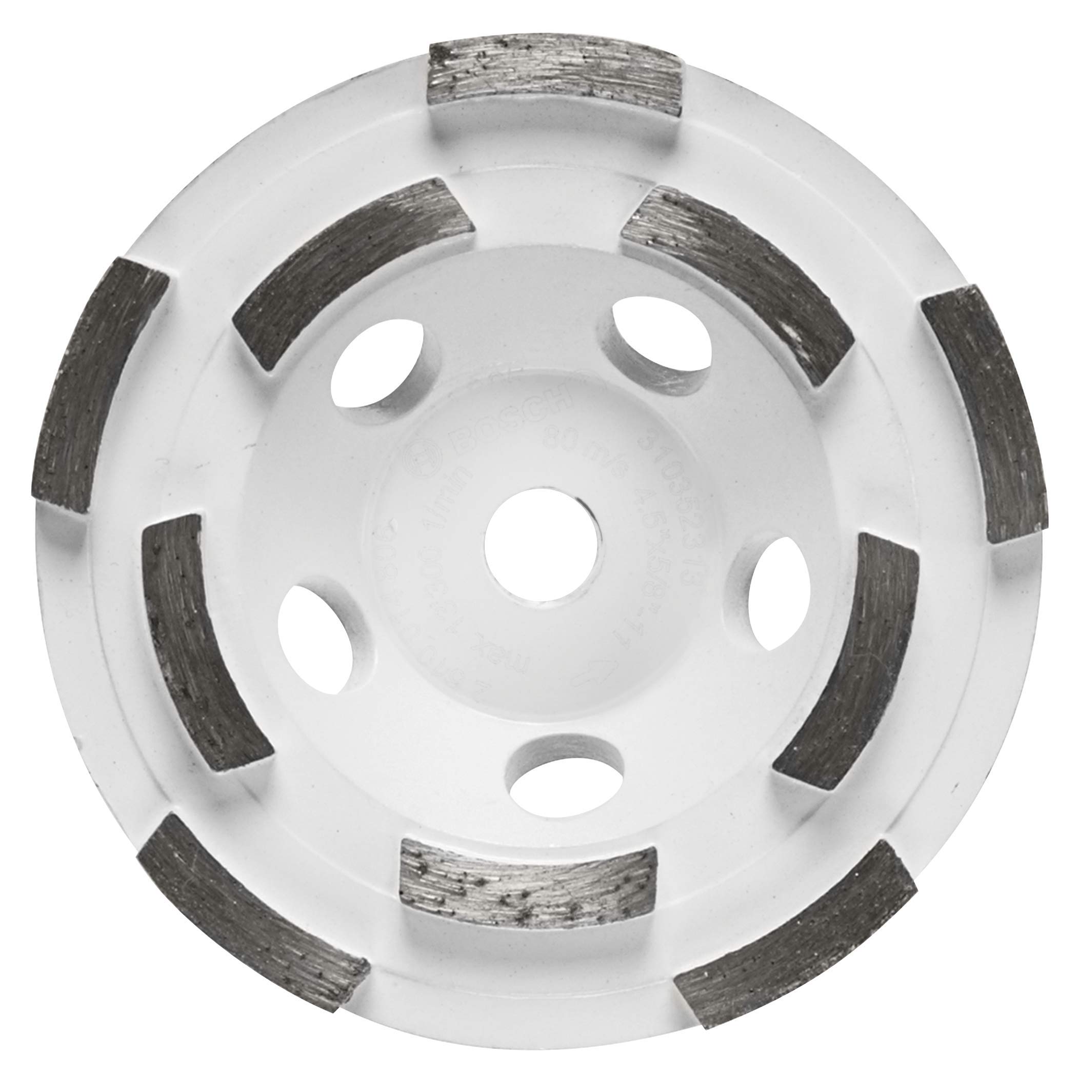 Bosch DC4510HD 4-1/2 In. Double Row Segmented Diamond Cup Wheel