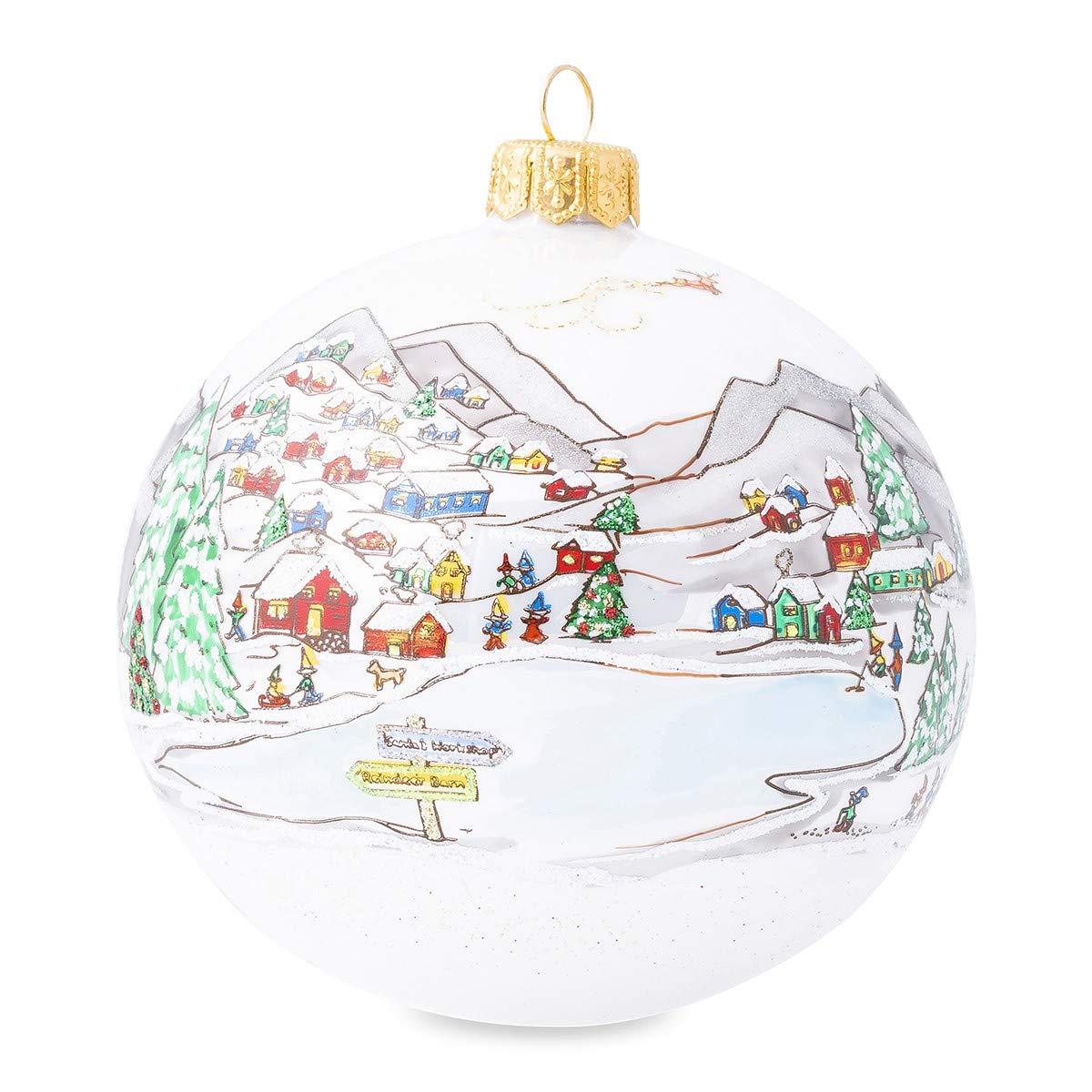 Berry & Thread North Pole Glass Ornament - 2020 Limited Edition