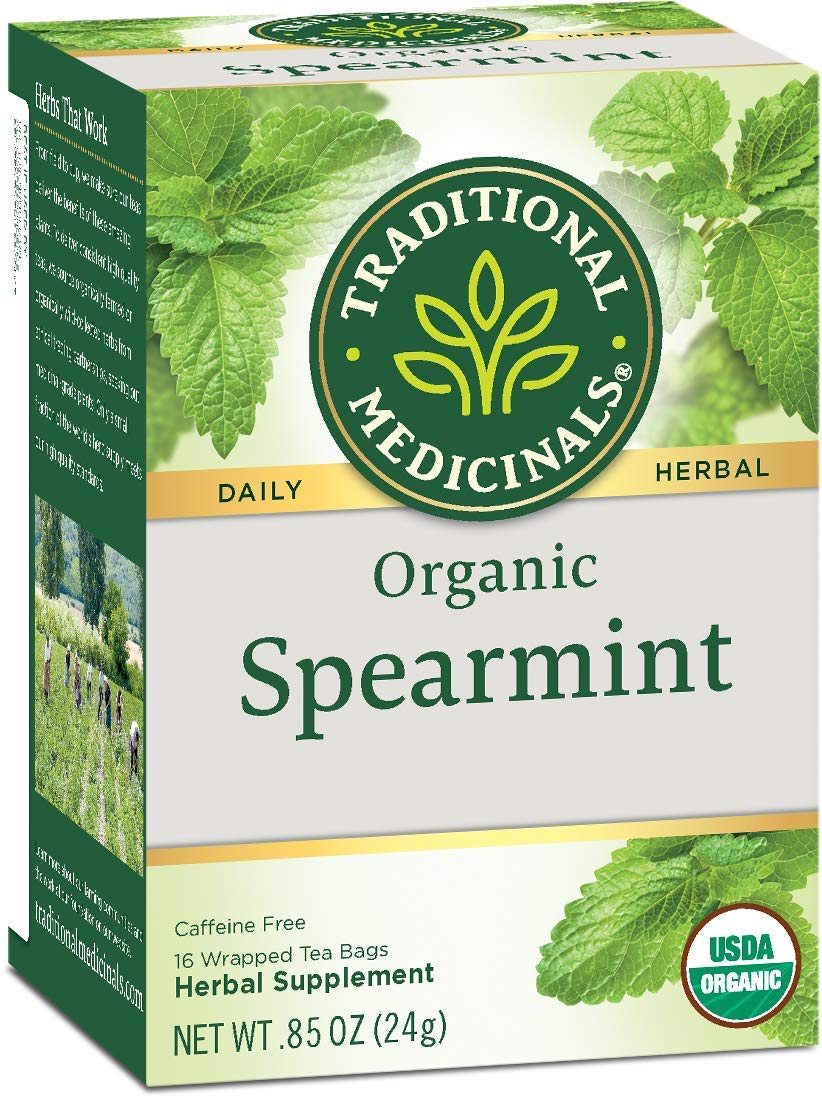 Traditional Medicinals Herbal Tea Organic Spearmint 16 Tea Bags - 0.06 Kg