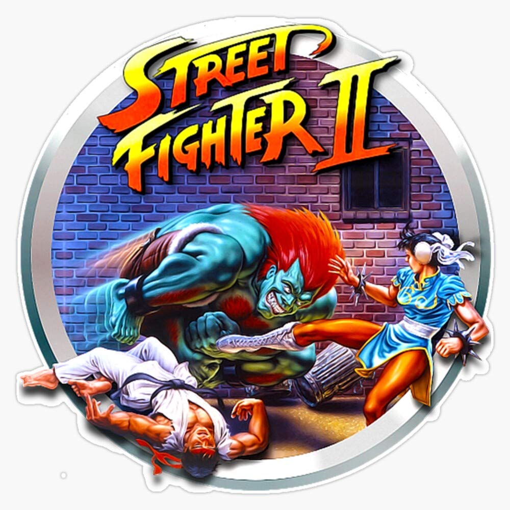 Street Fighter Ii Bumper Sticker Window Vinyl Decal 5"