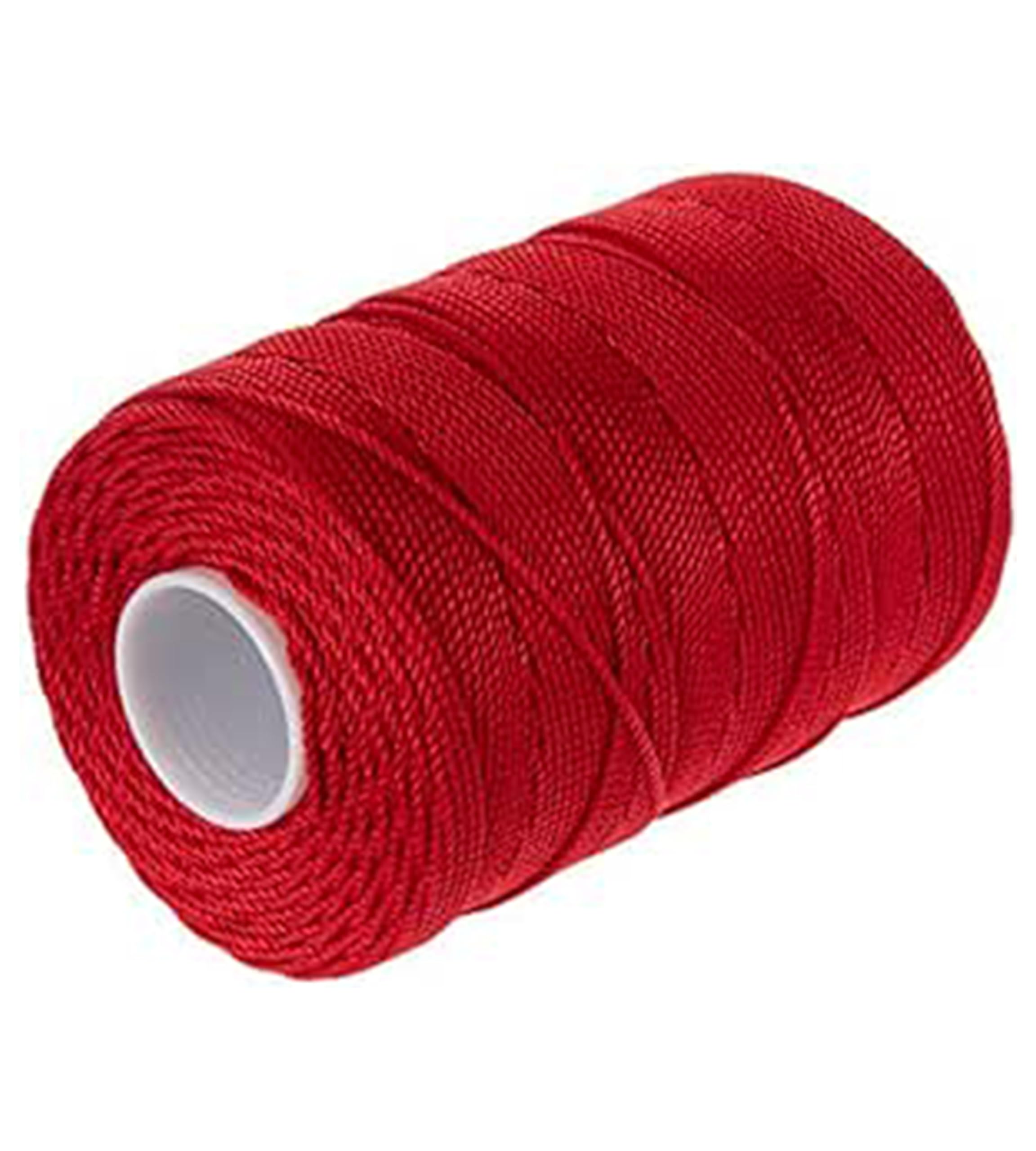 Multipurpose Nylon Twisted Twine (White,Yellow,Green,Blue,Black,Red) (Red)