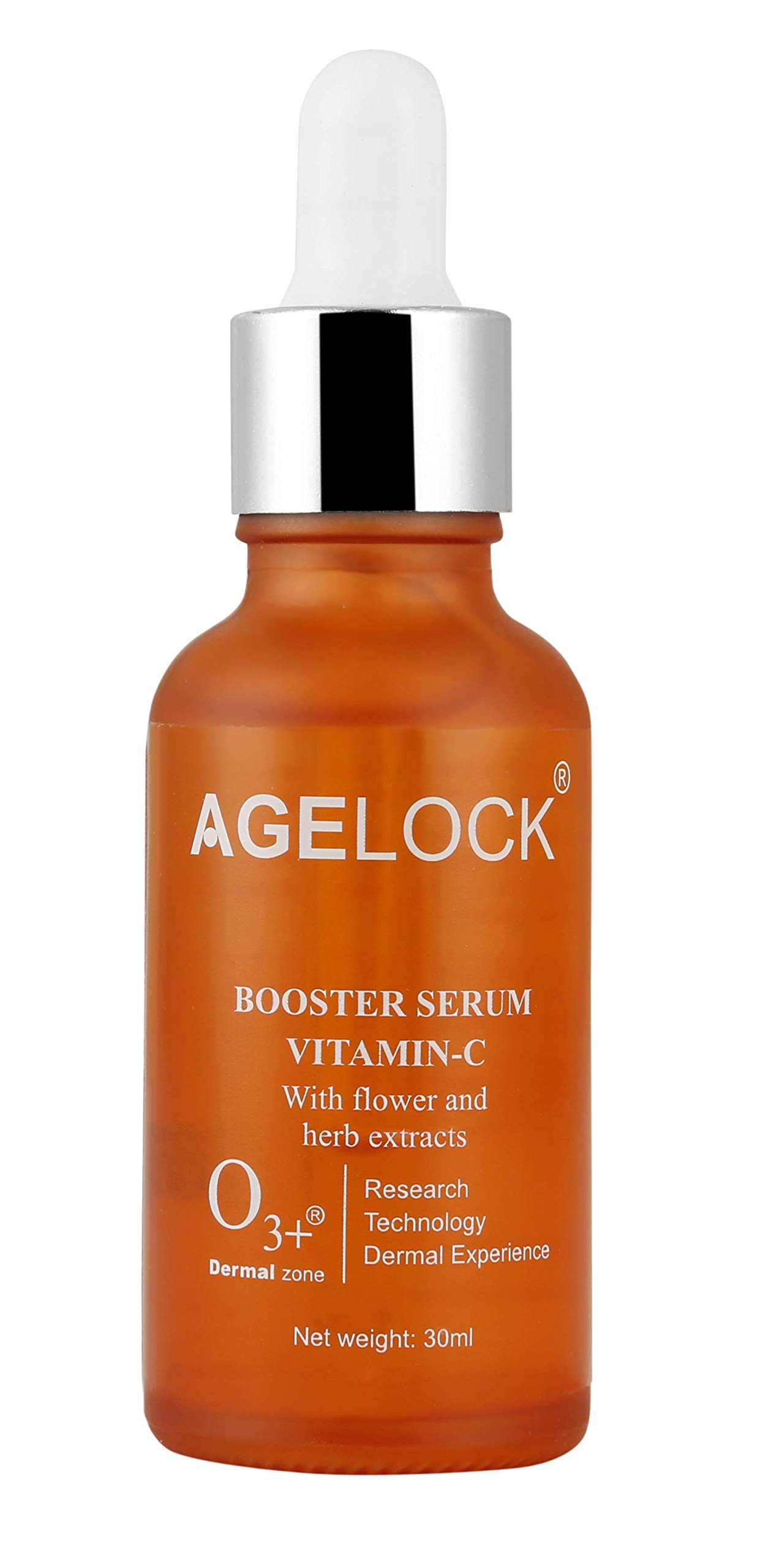 O3+Agelock Vitamin C Booster Facial Antioxidant Serum Enriched with Orange Peel for Sun Damage Repair & Even Skin Tone (30ml)