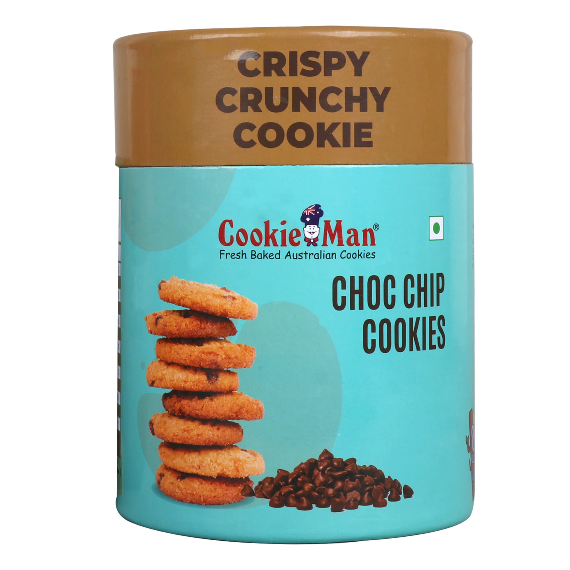 CookieMan Choco Chip Cookies - 200 Gm | Chocolate Chip Cookies