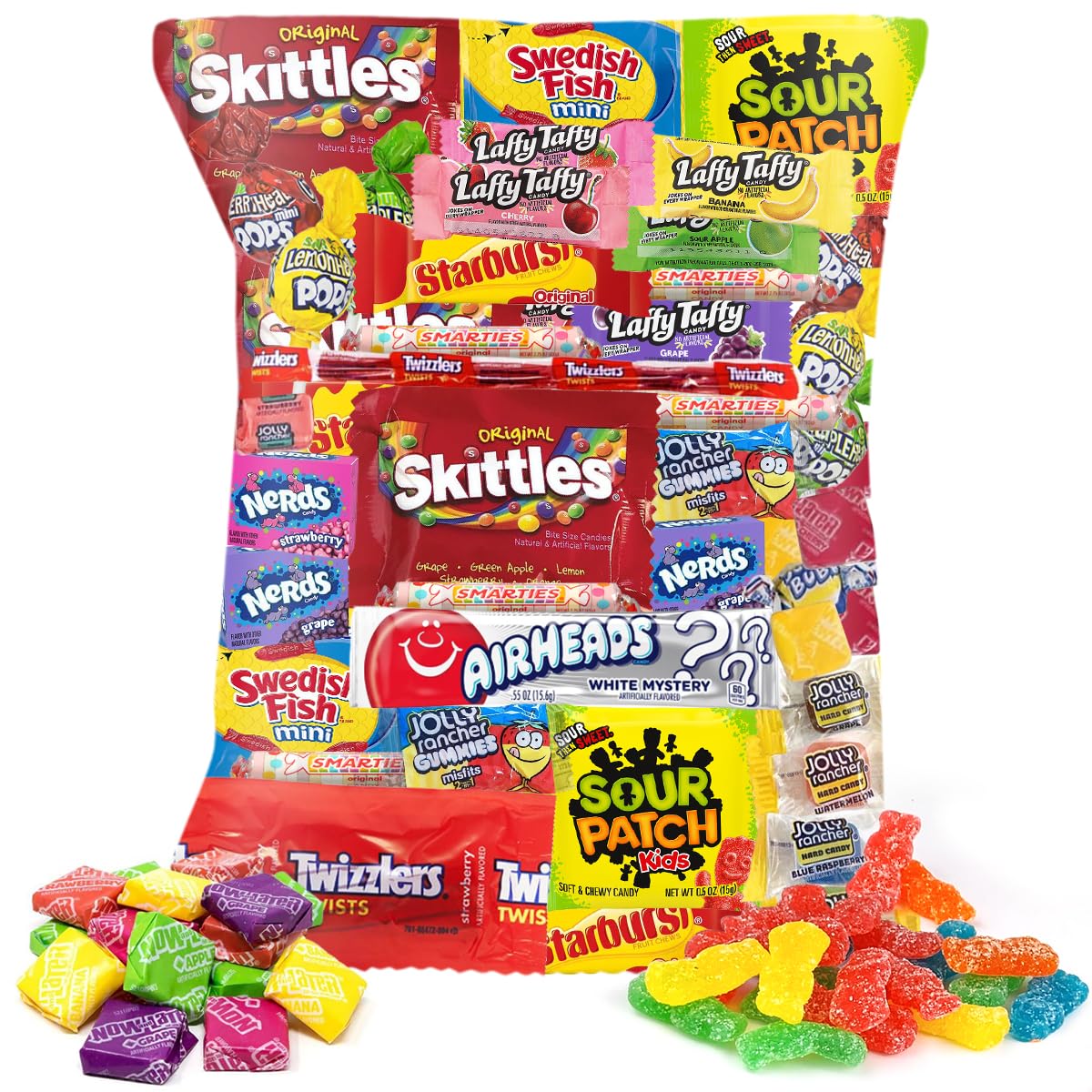 CANDY VARIETY PACK - 2 Lbs Assorted Classic Candy Mix - Bulk Candy Care Package - candy, Office Candy Assortment - Gift Box for Birthday Party, Kids, College Students & Adults (2 lbs)