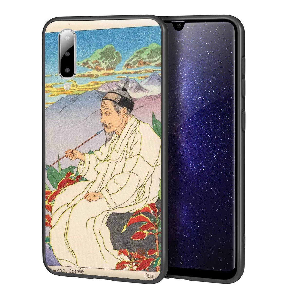 Paul Jacoulet for Samsung A50 / A50S / A30S Case/Art Cellphone Case/Giclee UV Reproduction Print on Mobile Phone Cover(Hokkan is Korea)