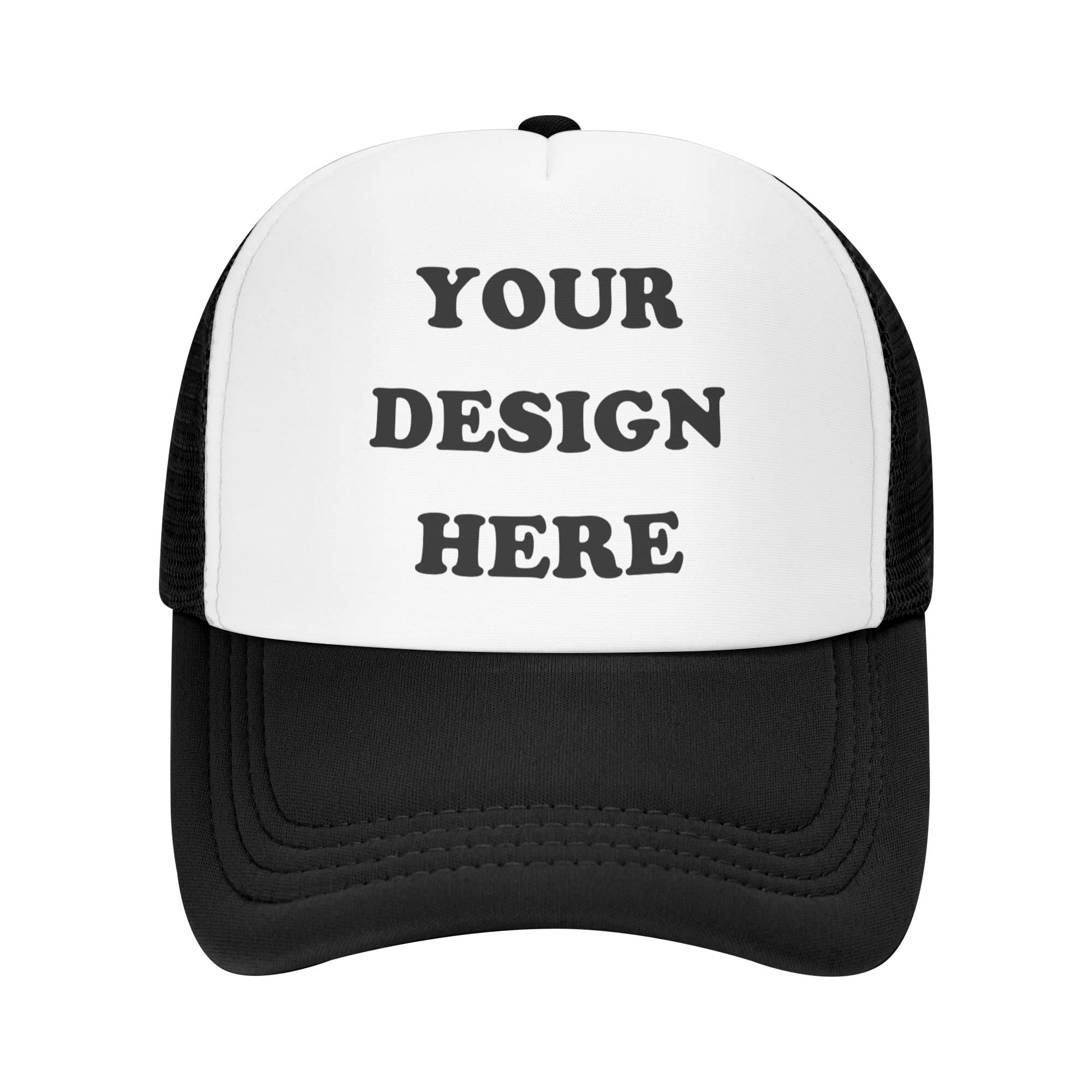 Custom Hats Design Your Own,Bulk Personalized Trucker Hat for Men Women, Make Your Own Customized Baseball Cap