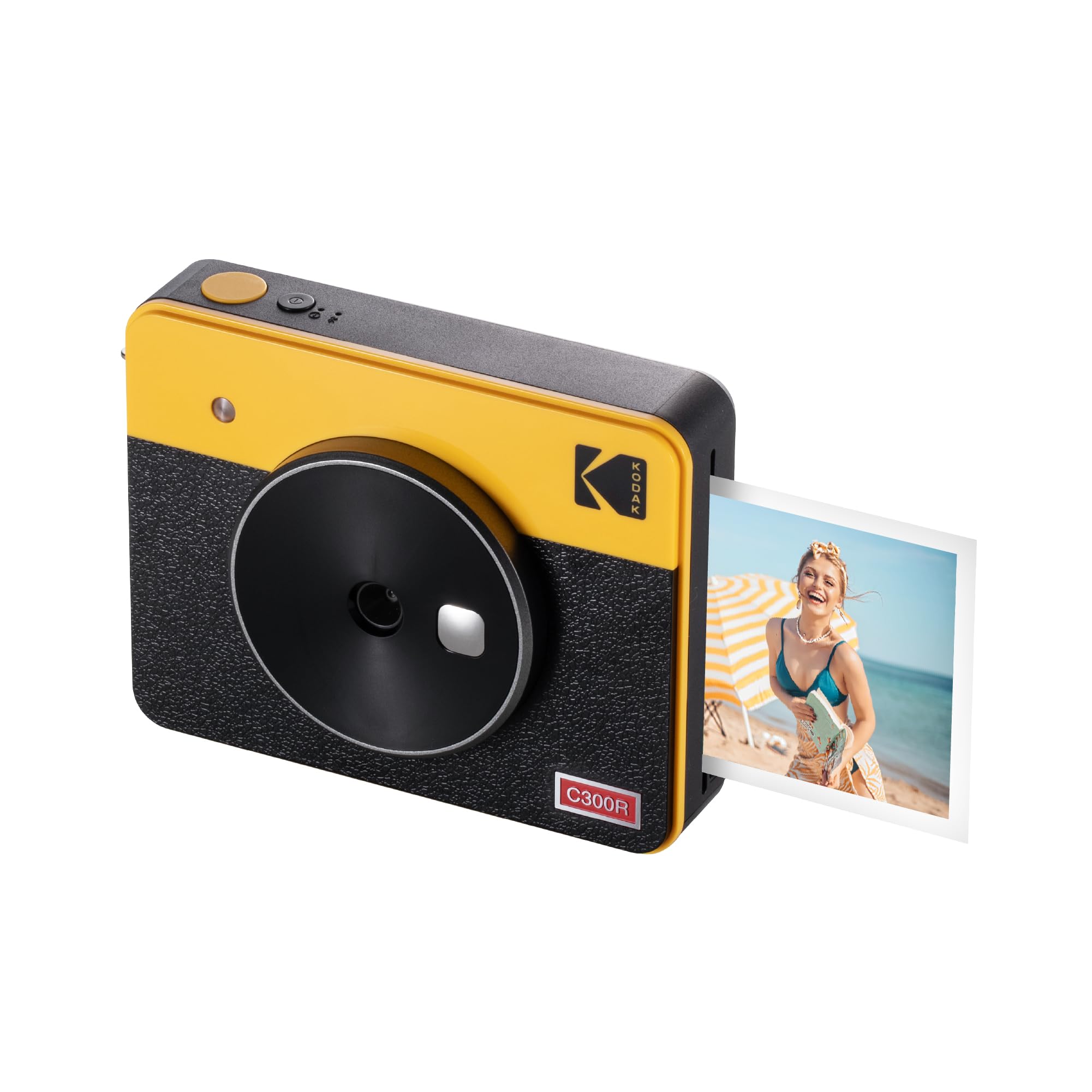 KODAKMini Shot 3 Retro Camera - Portable Instant Camera and Photo Printer – 2-in-1 Printer Compatible with iOS & Android – Bluetooth Connection – 3x3-inch Real Photo Printer - Yellow