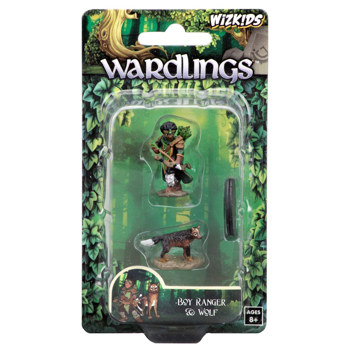 WizKids Wardlings RPG Figures: Boy Ranger & Wolf