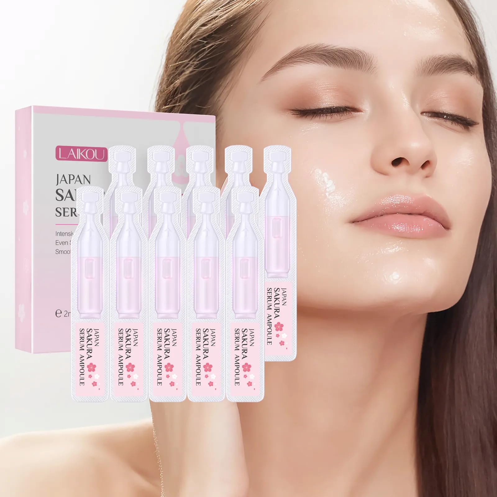 ANUA-RBJapan Sakura Serum Ampoule Beauty Products Intensive Hydration Smooth Fine Lines Vegan Face Essence 2ml*10pcs