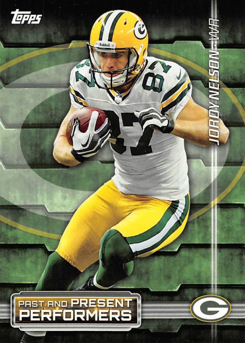 2015 Topps Past and Present Performers #PPP-NH Jordy Nelson/Paul Hornung Packers NFL Football Card NM-MT