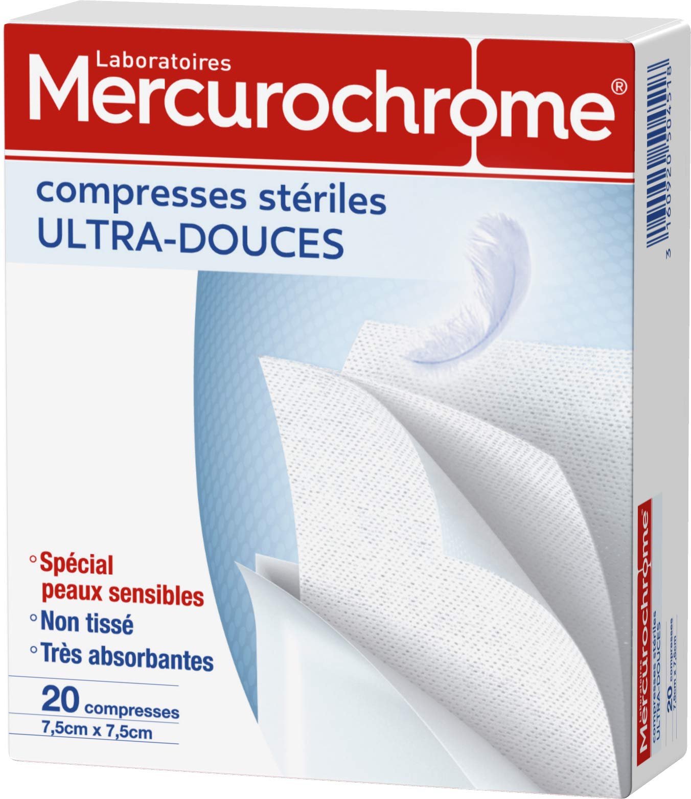 Mercurochrome 20 Ultra-Soft Sterile Compresses