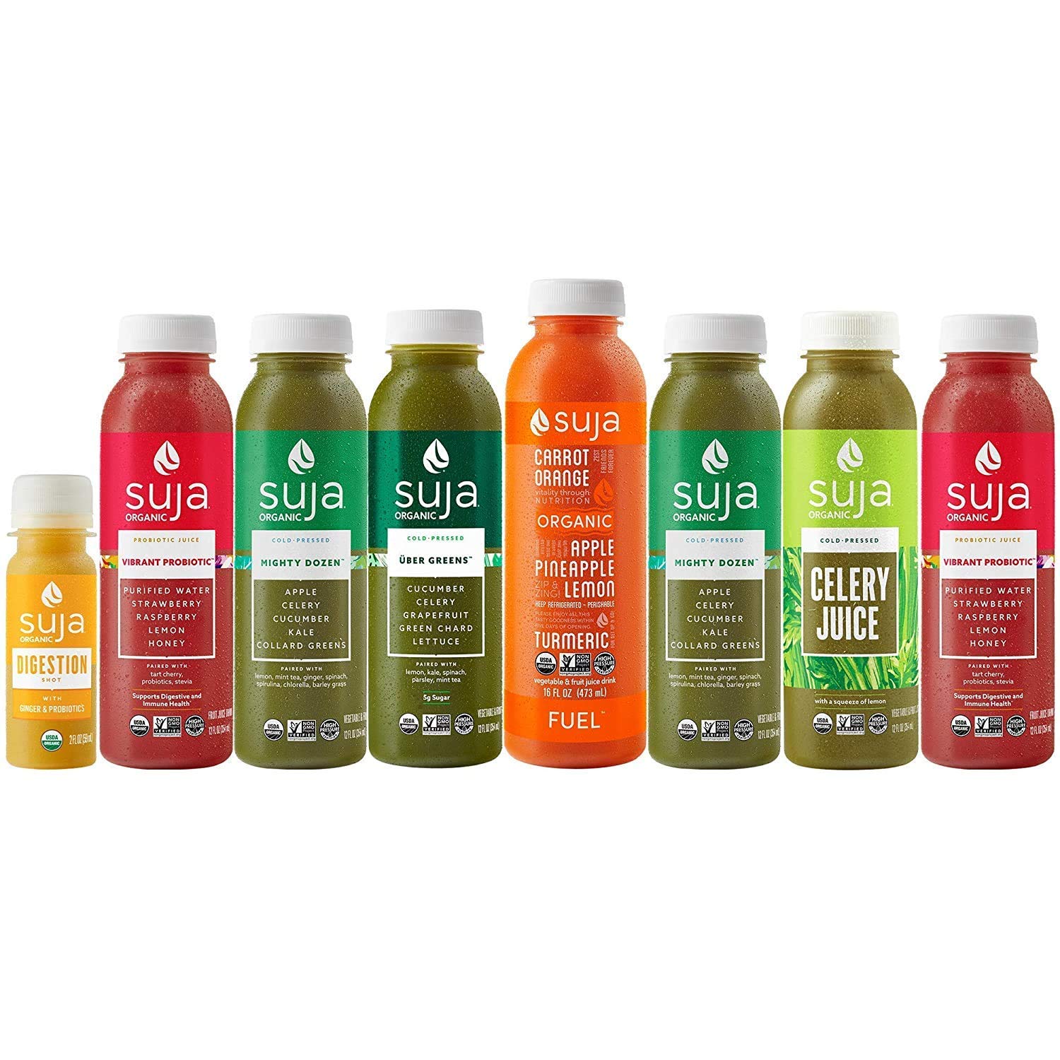 Suja Organic 3-Day Cleanse - Cold-Pressed Juice Detox Kit for Total Body Reset - Includes 18 Nutrient-Packed Bottles for Natural Cleansing and Refreshing Rejuvenation