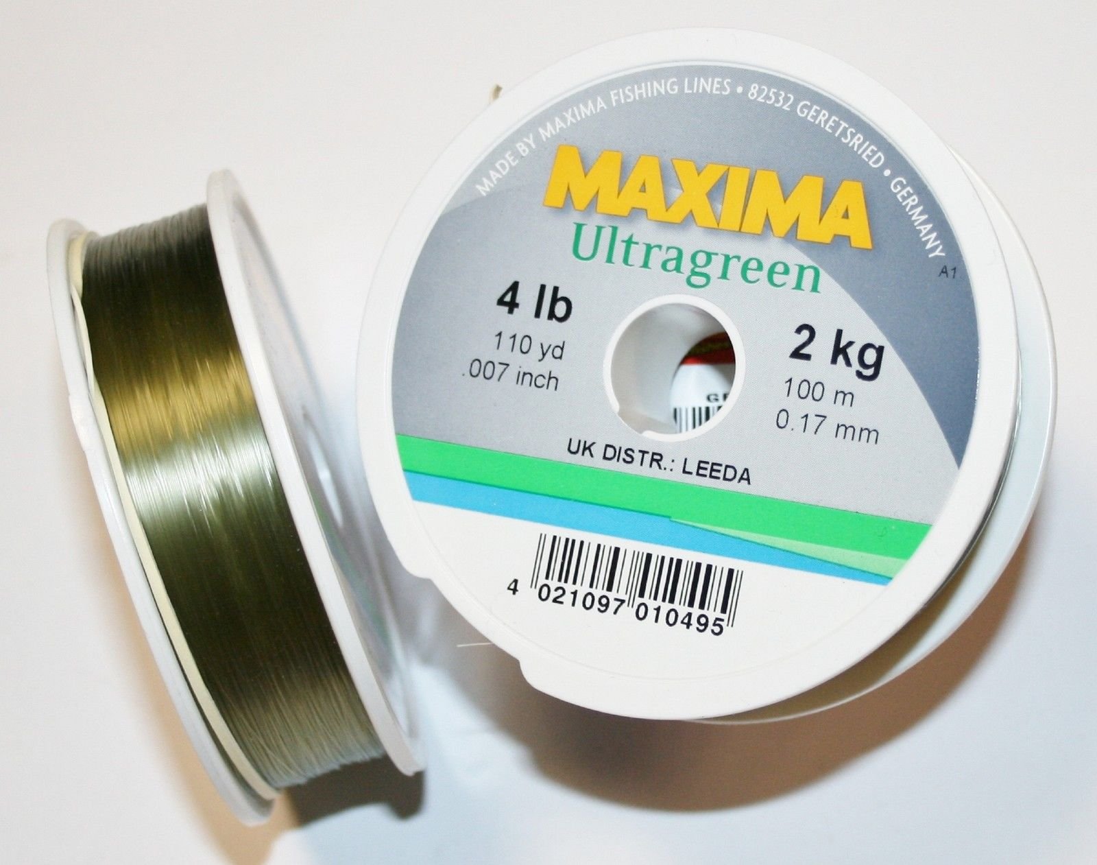 Leeda Maxima Ultragreen 4lb 100M fishing line