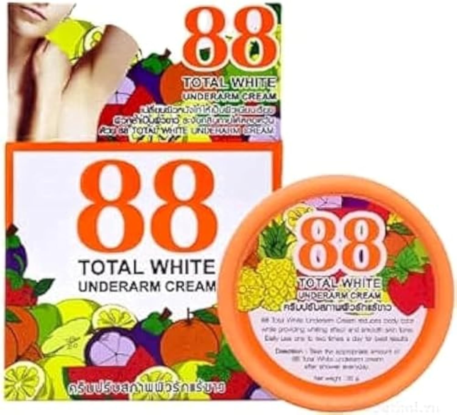 Beauty Ambition88 Total White Underarm Cream 35g Made in Thailand