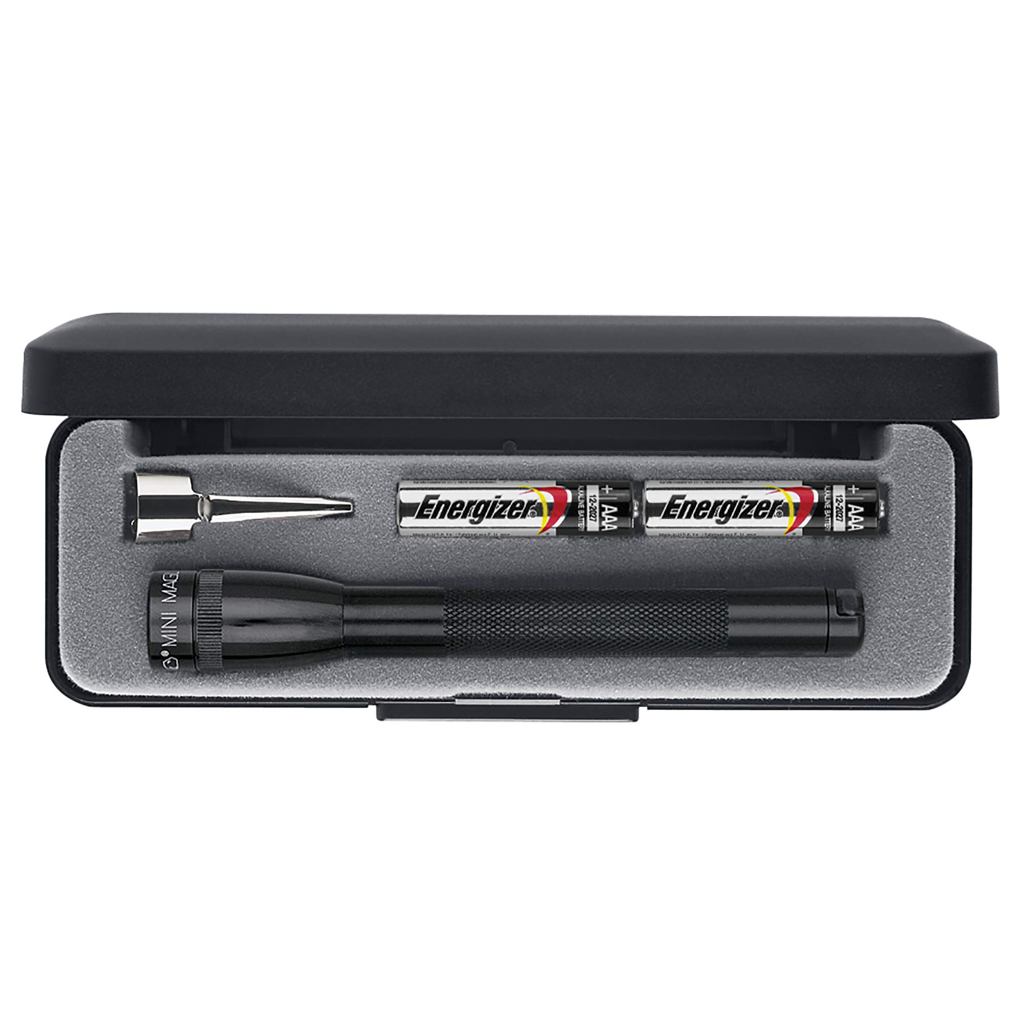 Maglite Mini Incandescent 2-Cell AAA Flashlight in Presentation Box, Black