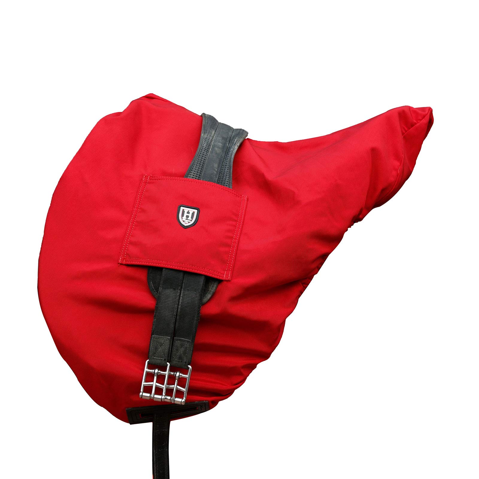 Harrison Howard Premium Waterproof/Breathable Fleece-Lined Saddle Cover Scarlet Red