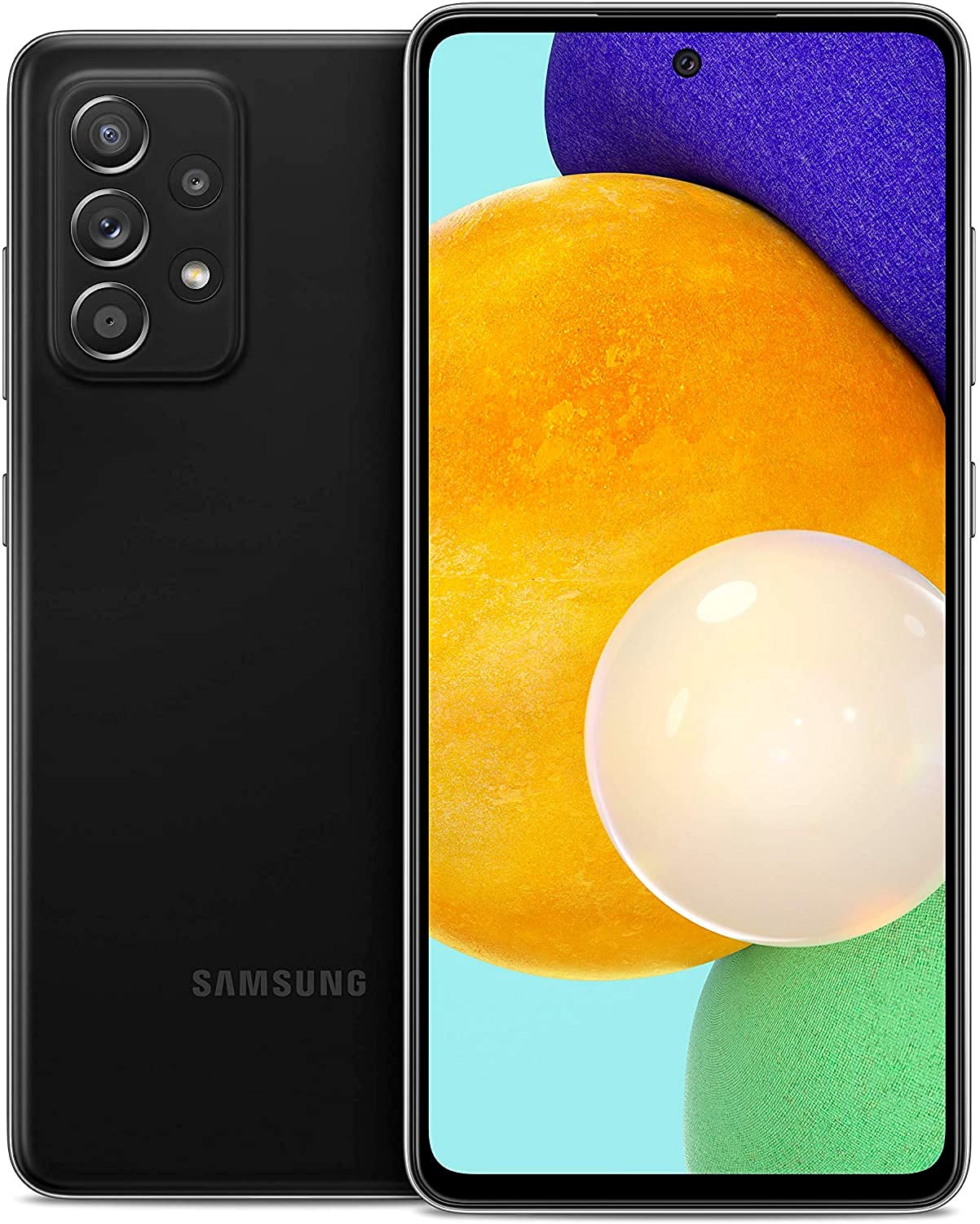 Samsung Galaxy A52 | A525F | 128GB 6GB RAM | Factory Unlocked (GSM ONLY | Not Compatible with Verizon/Sprint/Boost) | International Model (Awesome Black)