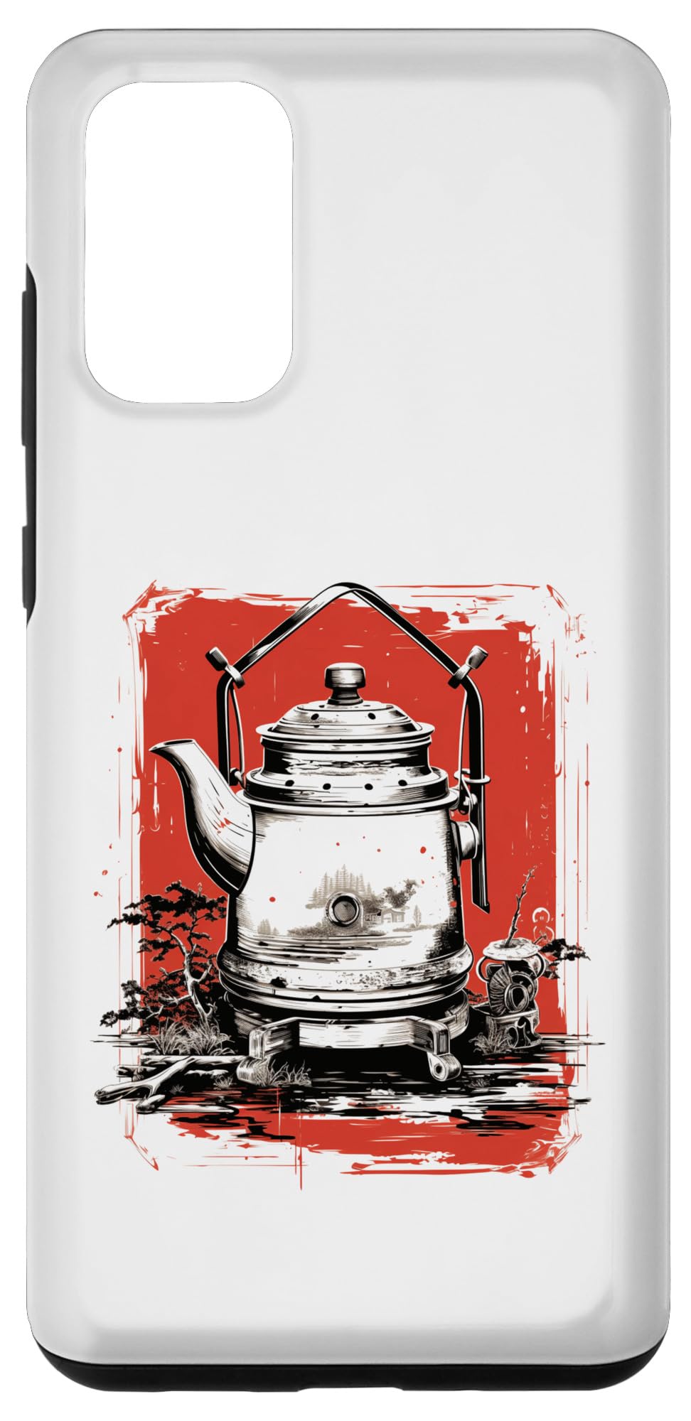 Galaxy S20+ Nambu Tekki Iron Kettles Woodblock Japanese Art Graphic Case