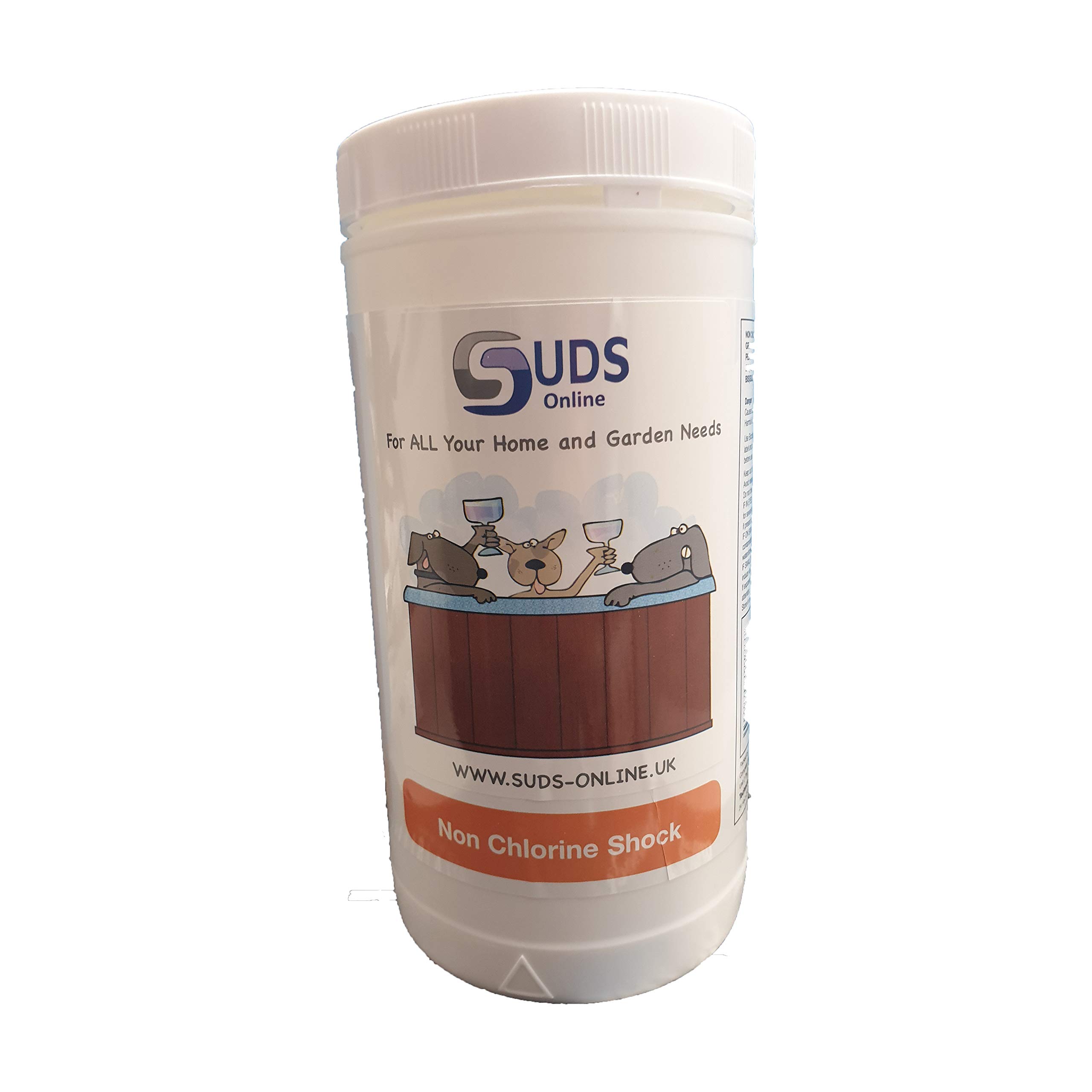 SUDS-ONLINE 1KG Non-Chlorine Shock Granules Hot Tub Spa Swimming Pool Chemicals