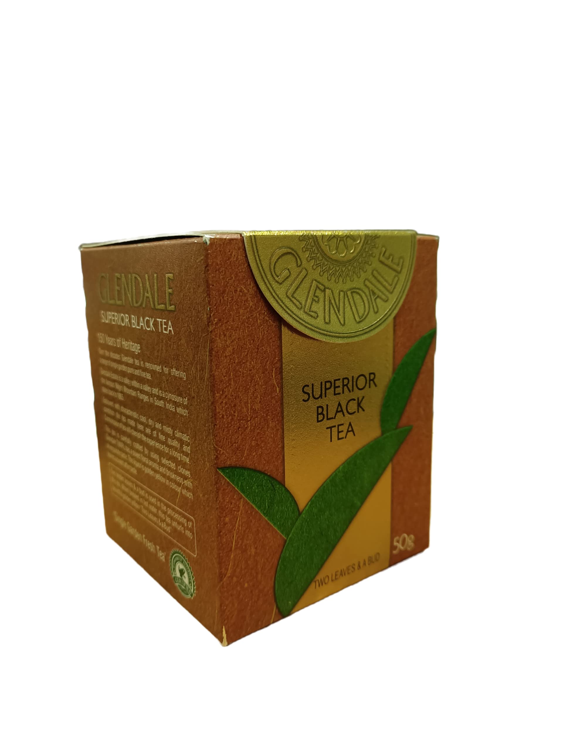 GLENDALE Superior Black Tea | 50 g | Pack of 1 | Total 50 g | High Grown Single Garden Nilgiri Tea