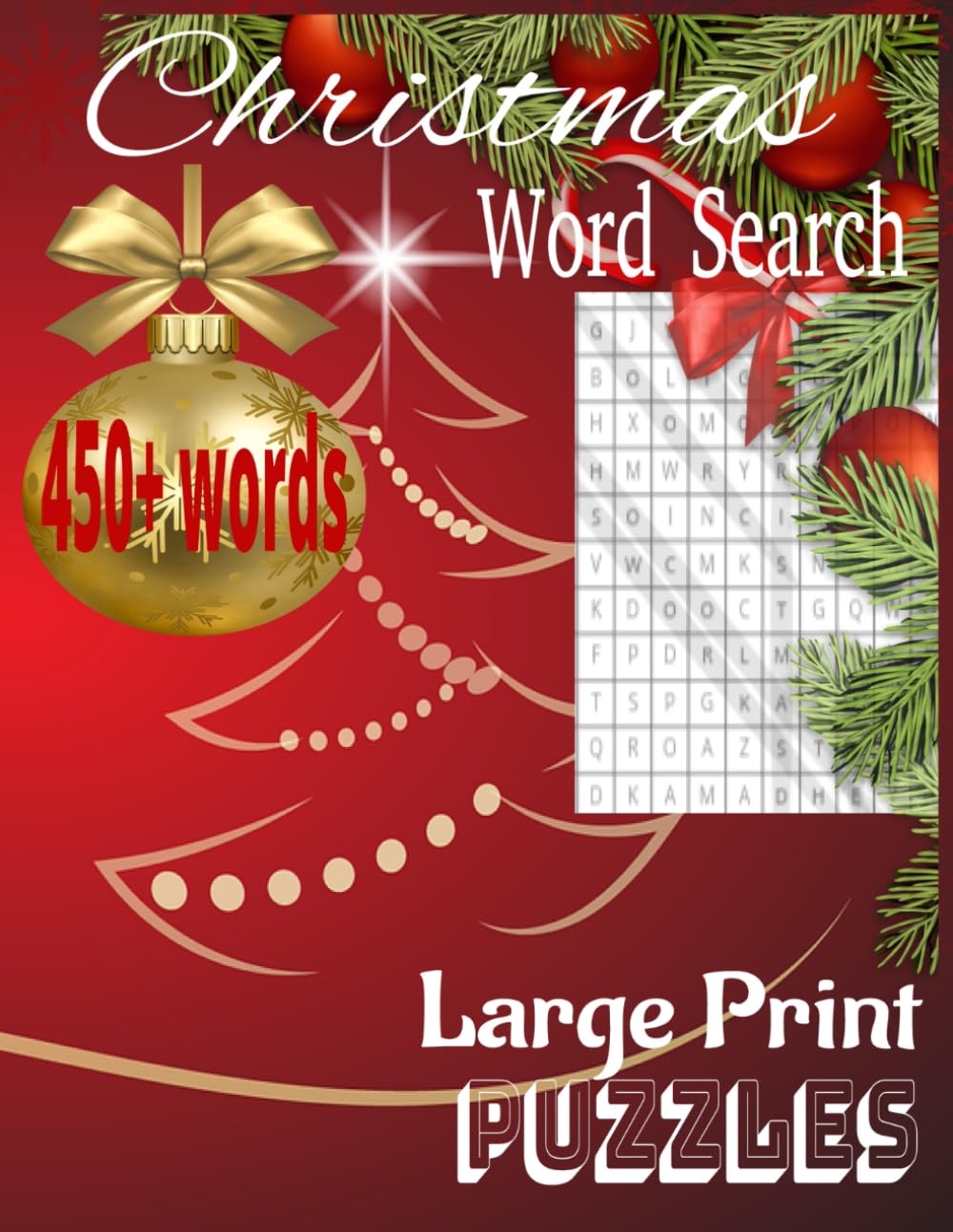 Christmas Brainteasers: 450+ Christmas Puzzles: Winter Word Find Puzzle Book for Adults, Teens and Kids to Keep Brain Active