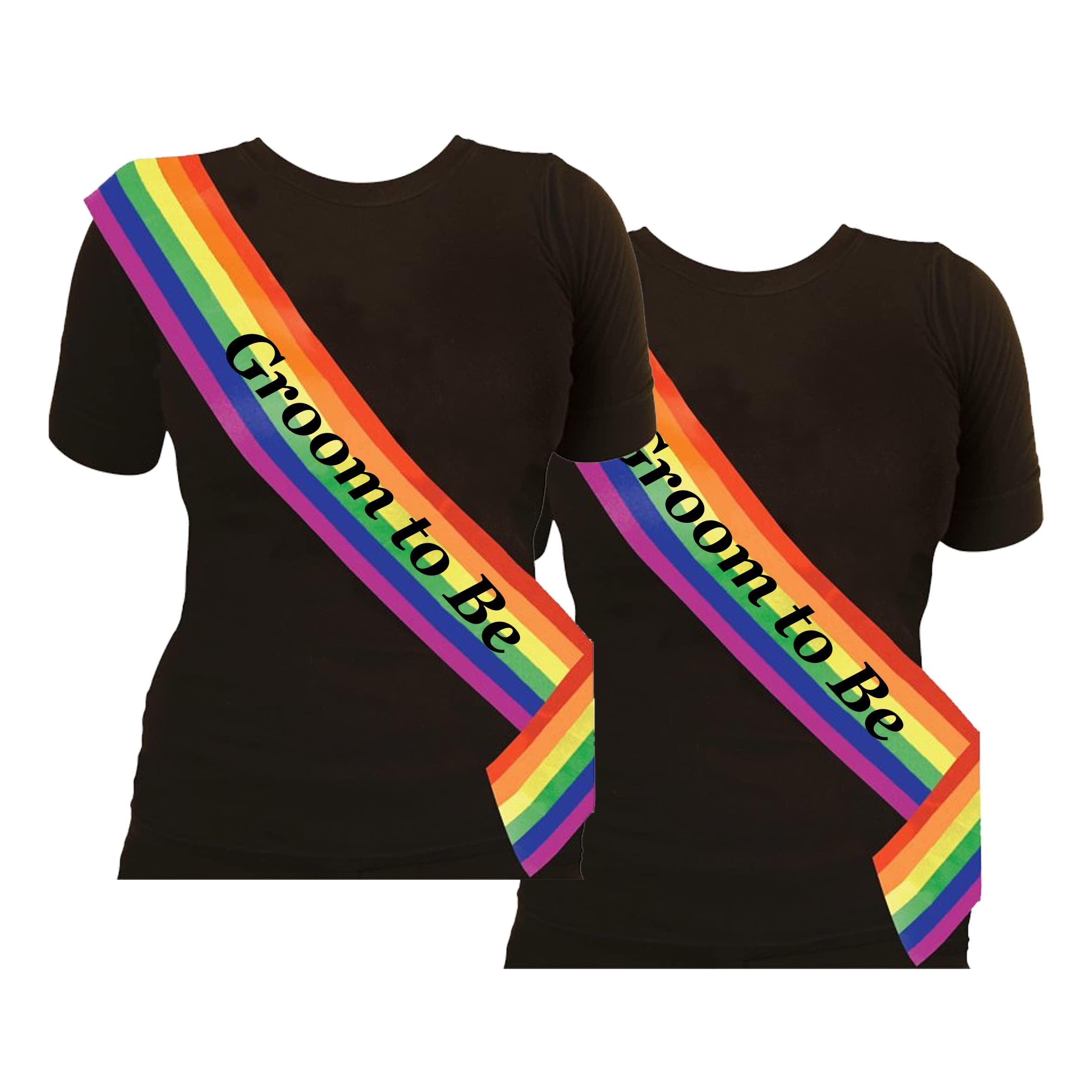 We Personalize Gay Pride sash Groom To Be Rainbow Sash,Gay Pride/Marches/LGBT/Parties & Events Unique, funny, novelty sash, Hen Night, Stag Do, LGBTQPlus