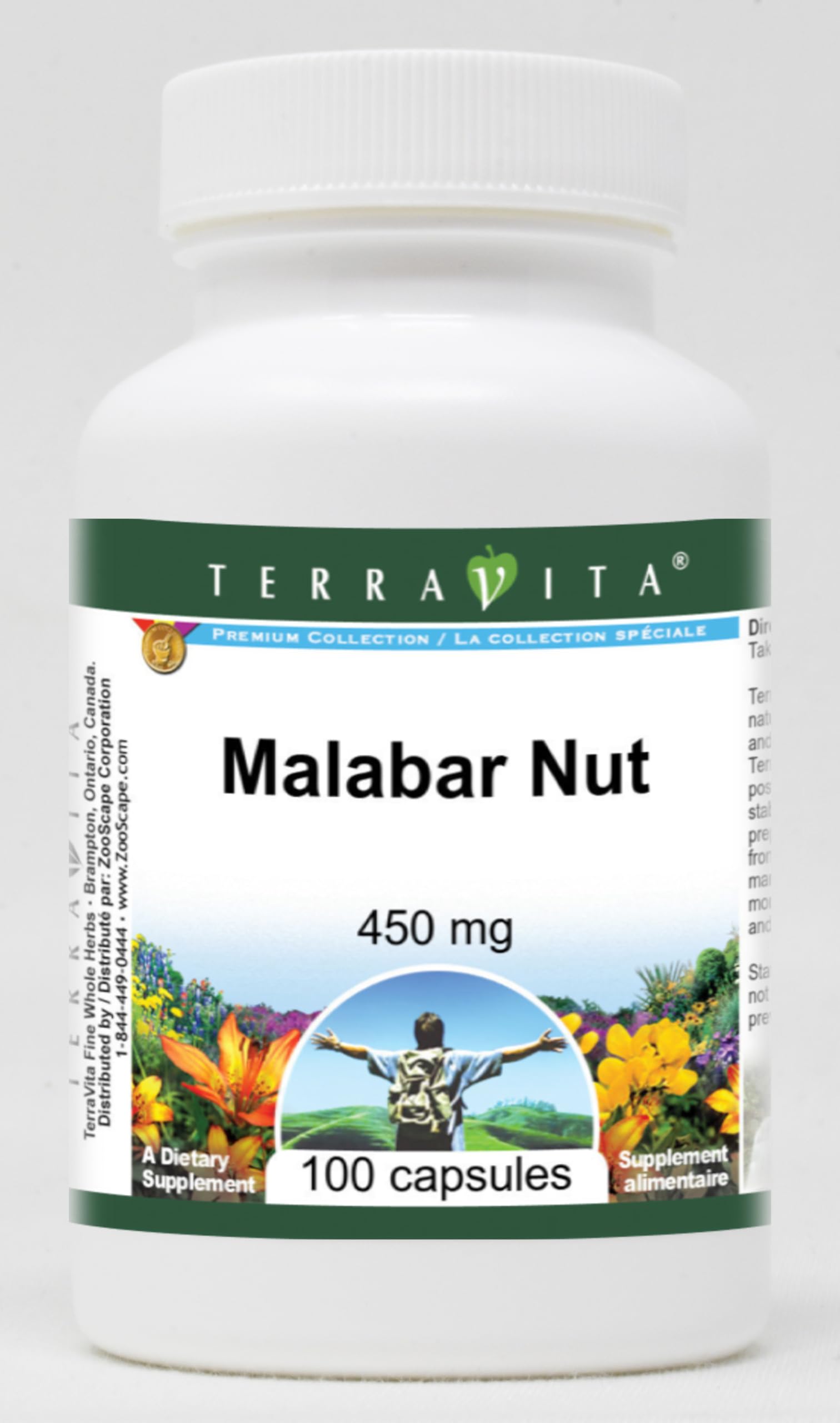 Malabar Nut - 450 mg (100 Capsules, ZIN: 520752) - 2 Pack