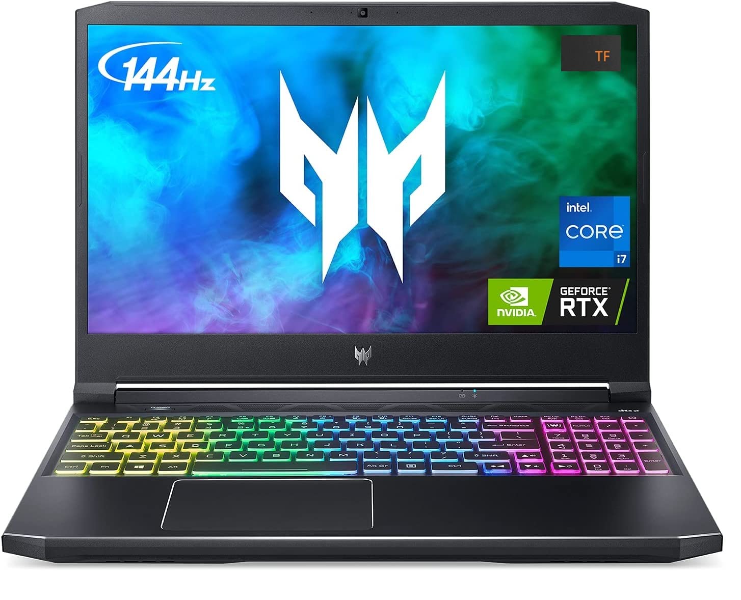 2021 Flagship Acer Predator Helios Gaming Laptop: 15.6" FHD 144Hz 3ms IPS Display, Intel Gaming 8-Core i7-11800H, 16GB RAM, 512GB SSD, 6GB Gefore RTX 3060, Killer WiFi 6, RGB Keyboard, Win10H, TF