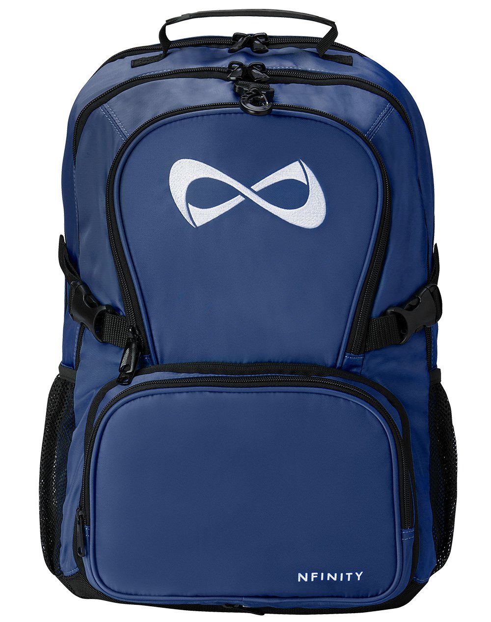 Nfinity Classic Cheer Backpack For Cheerleading - Backpack With Detachable Purse and Laptop Sleeve - Lightweight Backpack for Travelling - Sports Backpack for Cheerleaders (Royal Blue)