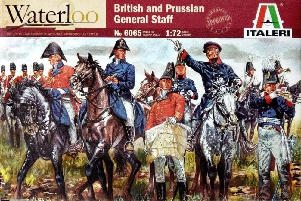 Model Kit - British and Prussian General Staff - 1:72 Scale