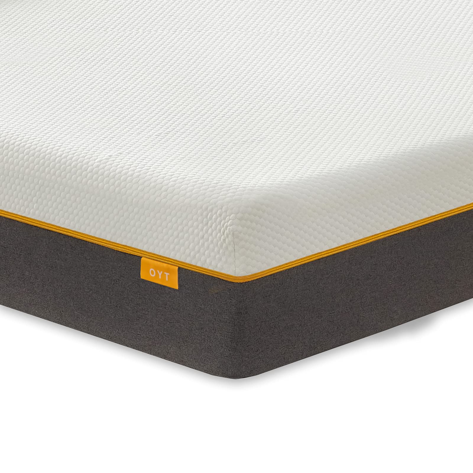 OYT Single Mattress.3ft Memory Foam Mattress,Breathable Mattress Medium Firm with Soft Fabric Fire Resistant Barrier Skin-friendly Durable for Single Bed(90x190x18cm)