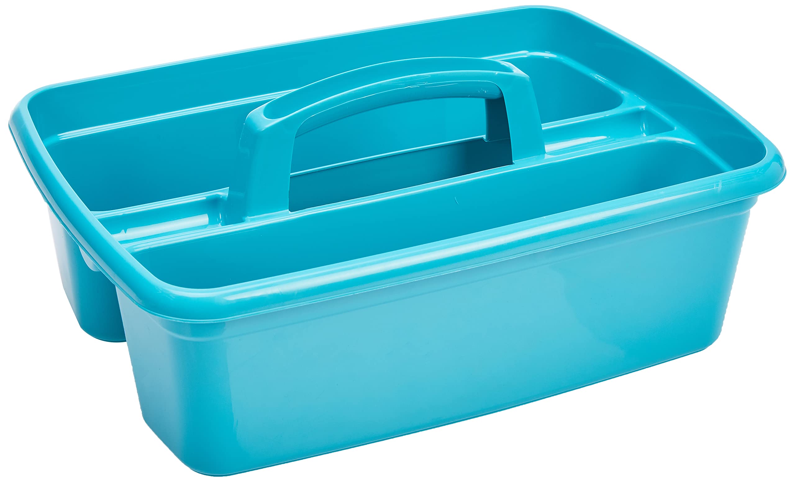 PlasticForteKitchen Tidy Organiser Cleaning Caddy Large Strong Heavy Duty Gardening TrayHome , Colour may vary , 39.5 X 29 X 16 cm , 11731