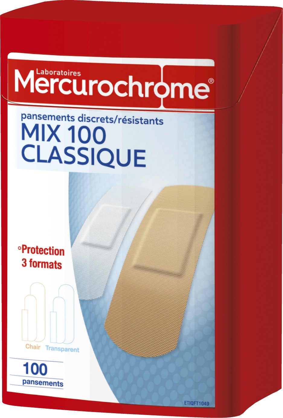 Mercurochrome Classical Multi-Size 100 Strips