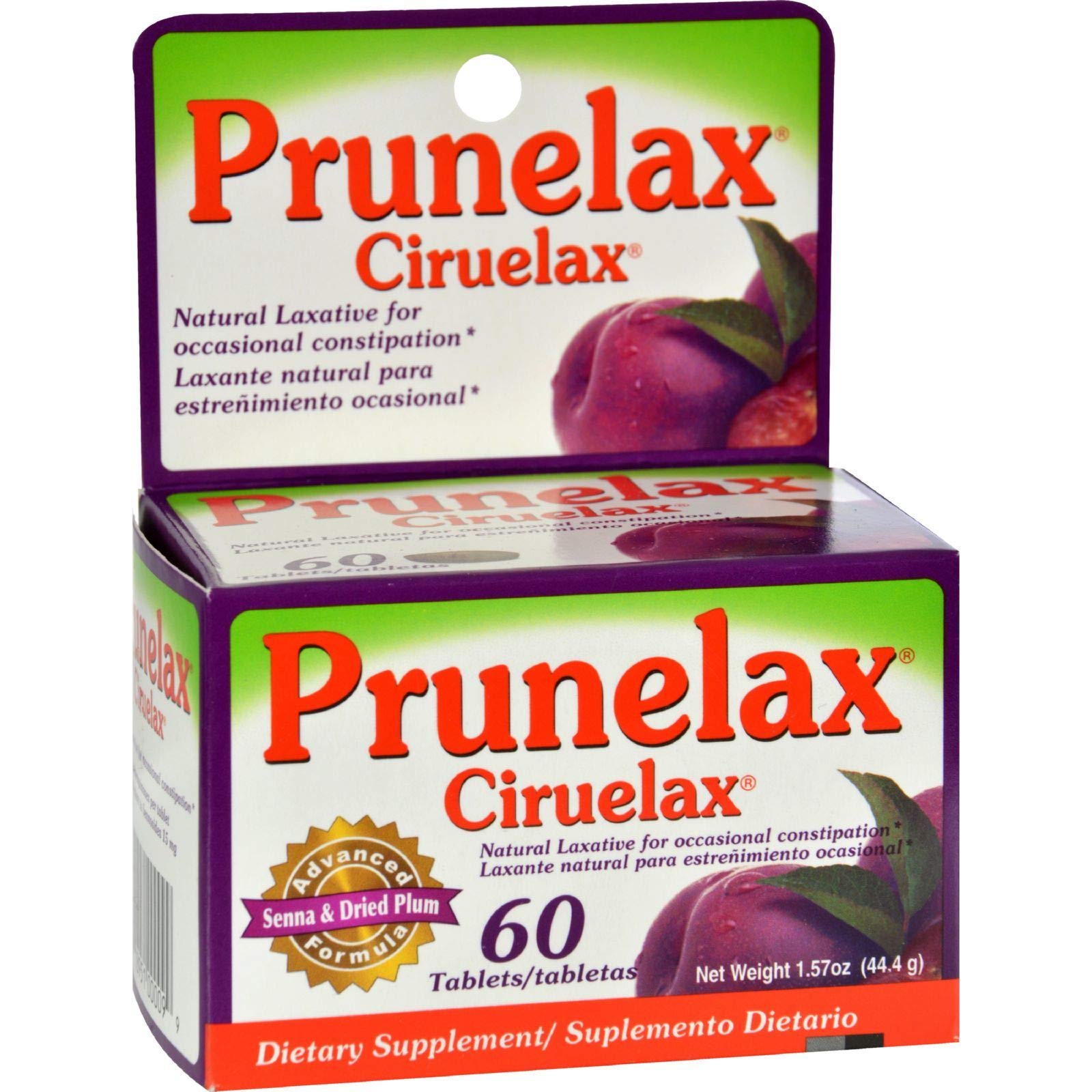 PrunelaxCiruelax Laxatives Tabs - 60ct