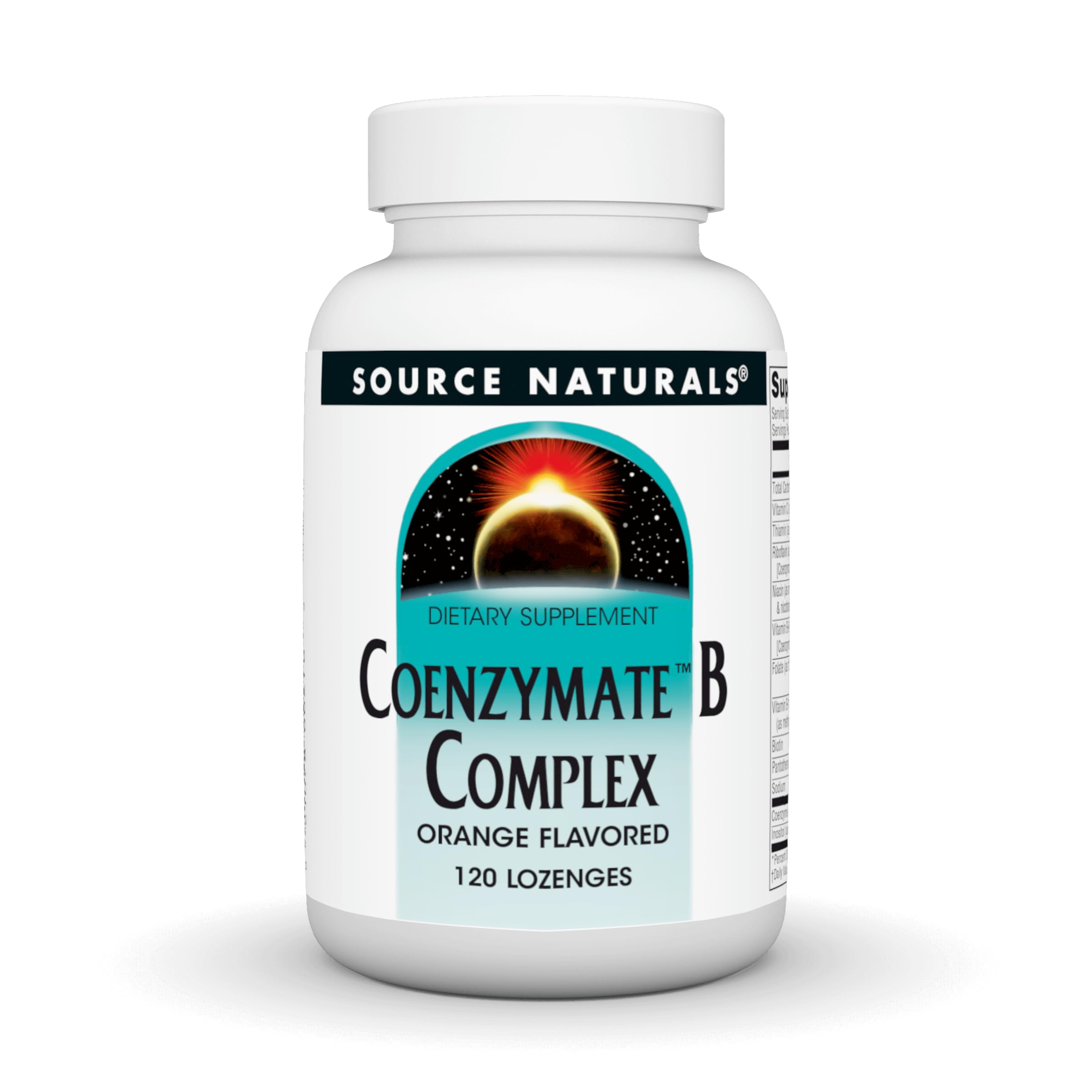 Source NaturalsCoenzymate B Complex - Orange Flavor That Melts in Mouth - B Vitamins - 120 Lozenges