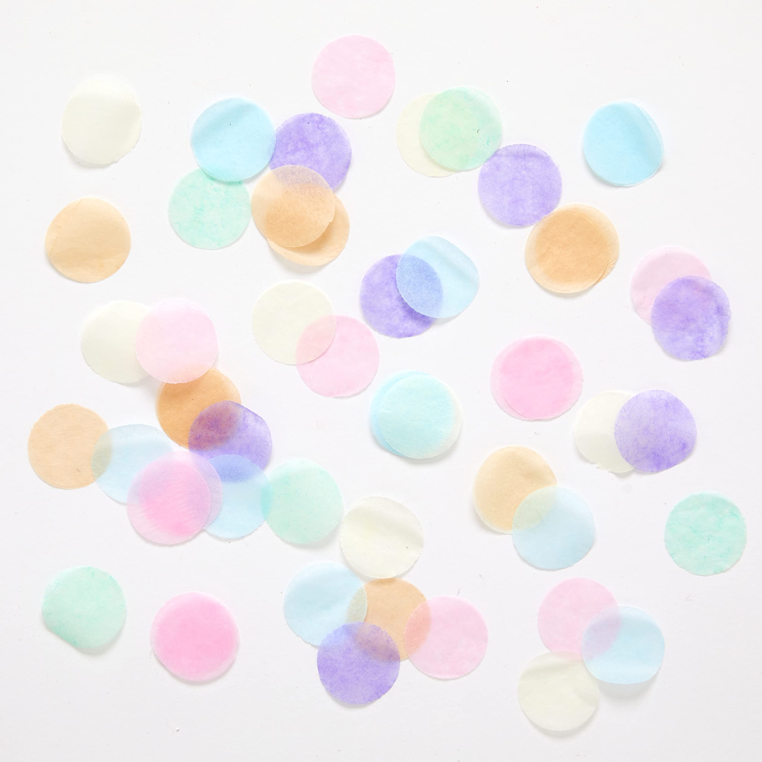 amscan 9912115 - Pastel Mix Tissue Paper Table Confetti Scatters - Multicoloured, 10 g