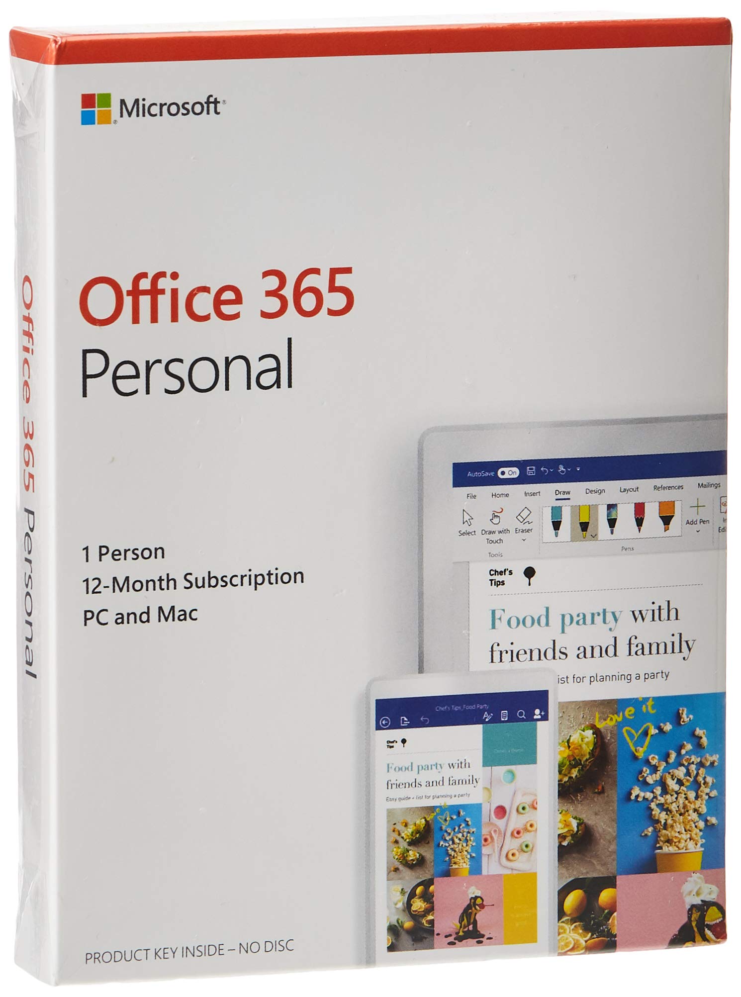 Office 365 Personal, For Mac / Windows, English Subscription, Middle East Version, 1 Year License [QQ2-00884-LS]