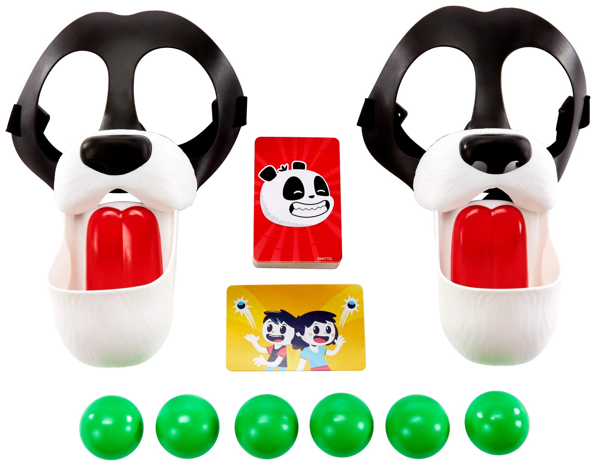 Mattel Games Please Feed the Pandas Kids with Panda Masks, for 7 Year Olds and Up