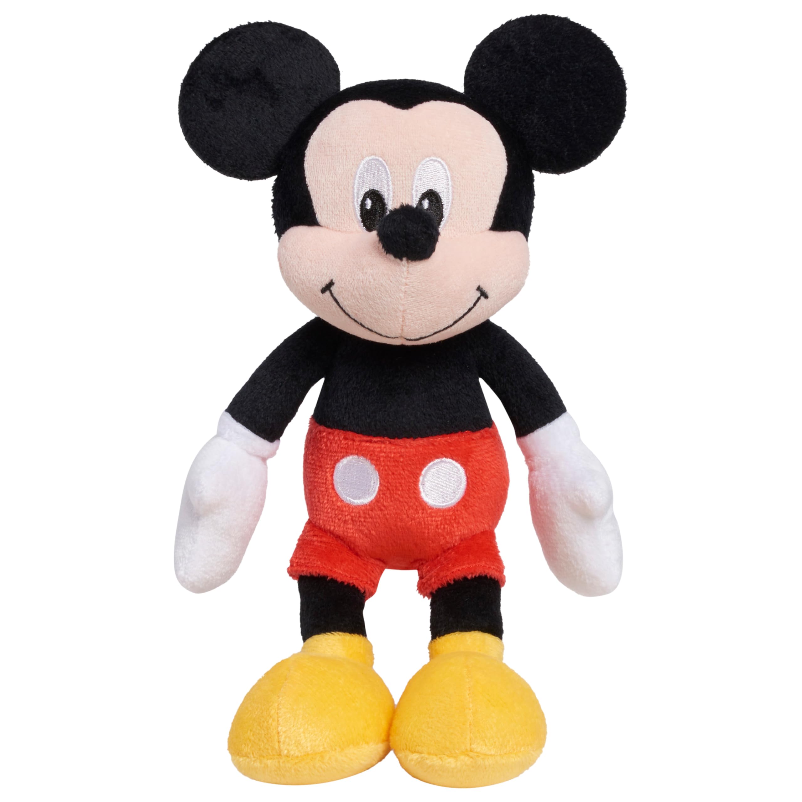 Disney Junior Mickey Mouse Bean Plush Mickey Mouse Stuffed Animal, Kids Toys for Ages 2 Up by Just Play